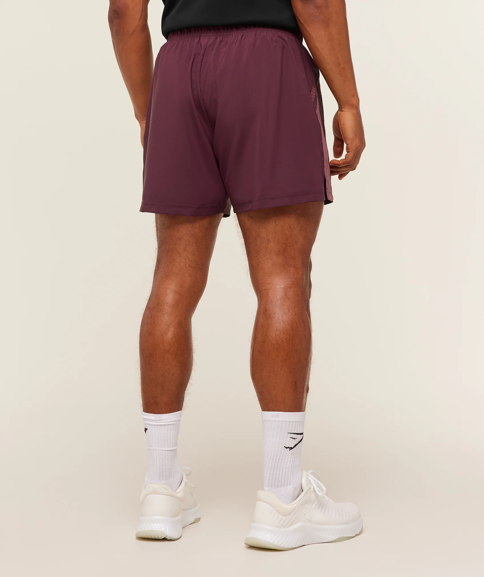 Gymshark Sport 5" Shorts - Impact Burgundy/Reset Pink - Image 3