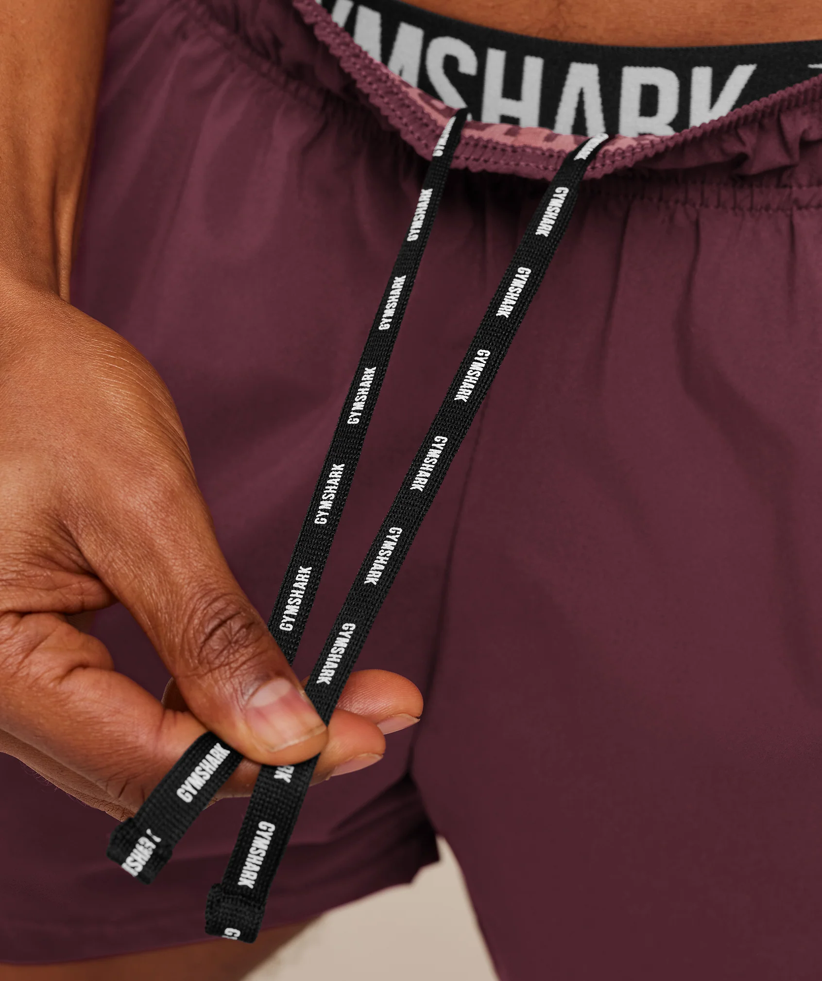 Gymshark Sport 5" Shorts - Impact Burgundy/Reset Pink - Image 6