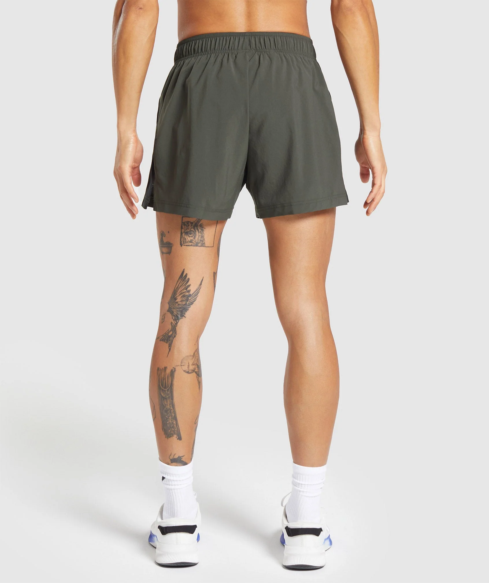 Gymshark Sport 5" Shorts - Strength Green/Black - Image 2