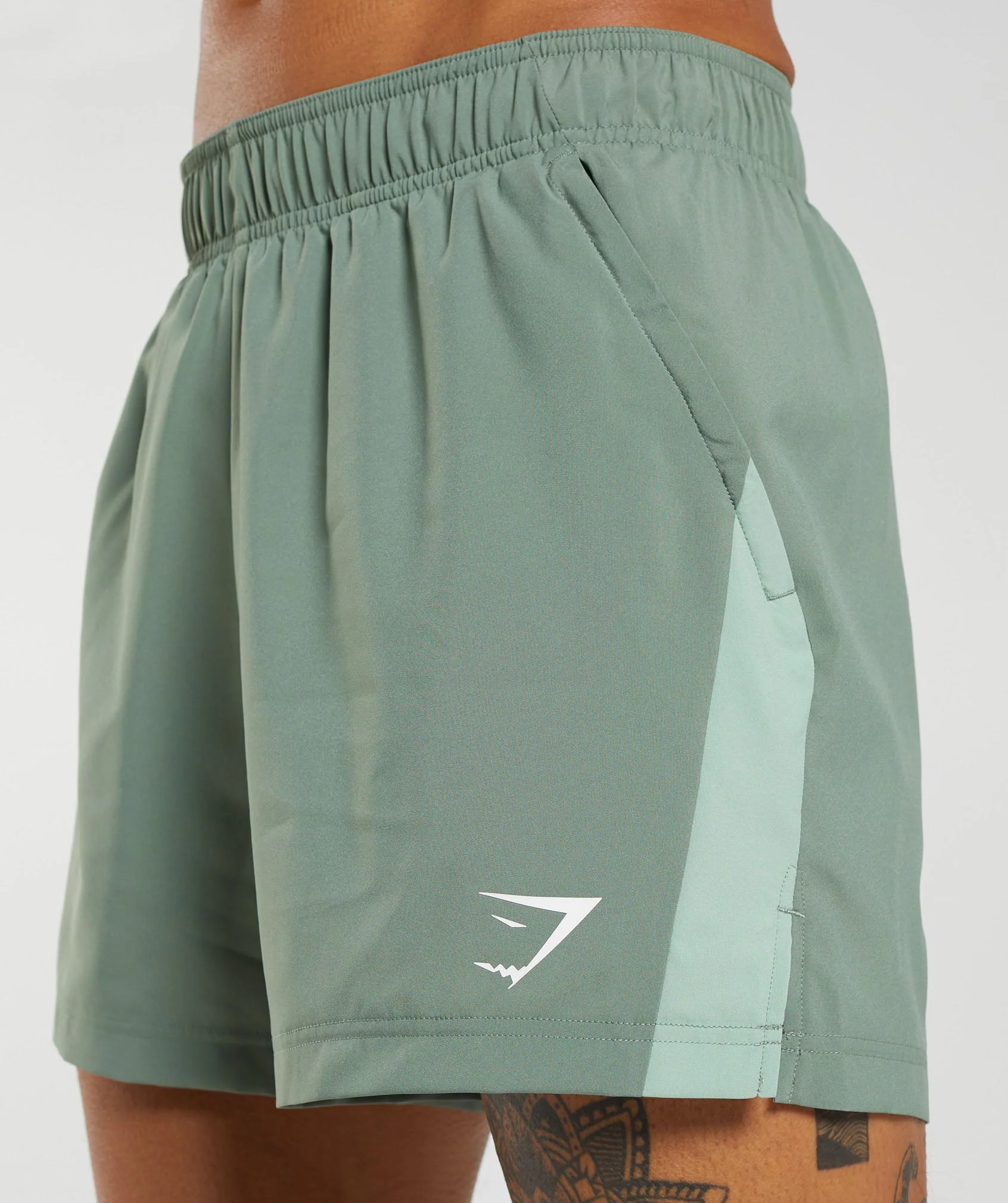 Gymshark Sport 5" Shorts - Willow Green/Desert Sage Green - Image 6