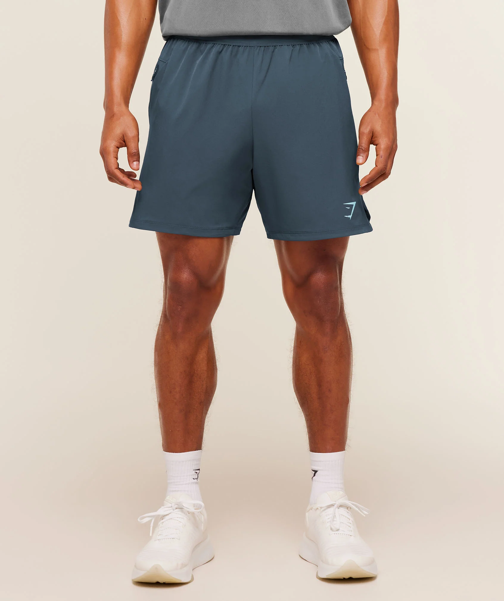 Gymshark Sport Hybrid 6" Shorts - Stealth Blue - Image 2