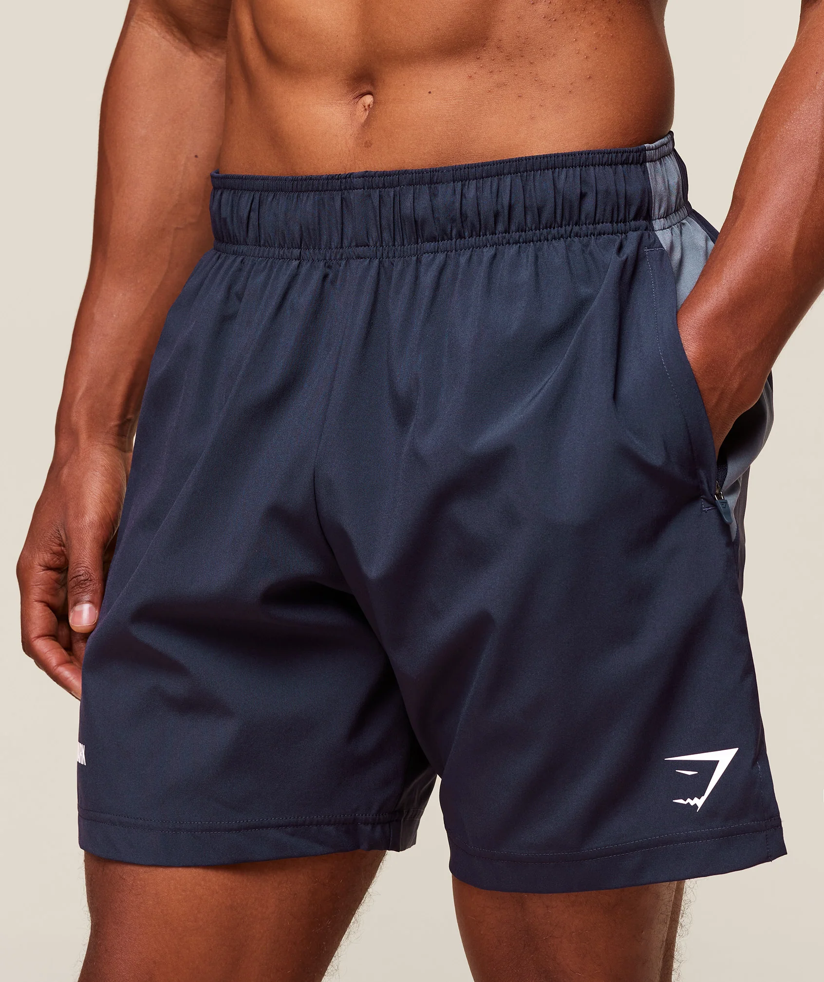 Gymshark Sport Panel 7" Shorts - Heavy Blue/Iron Blue - Image 6