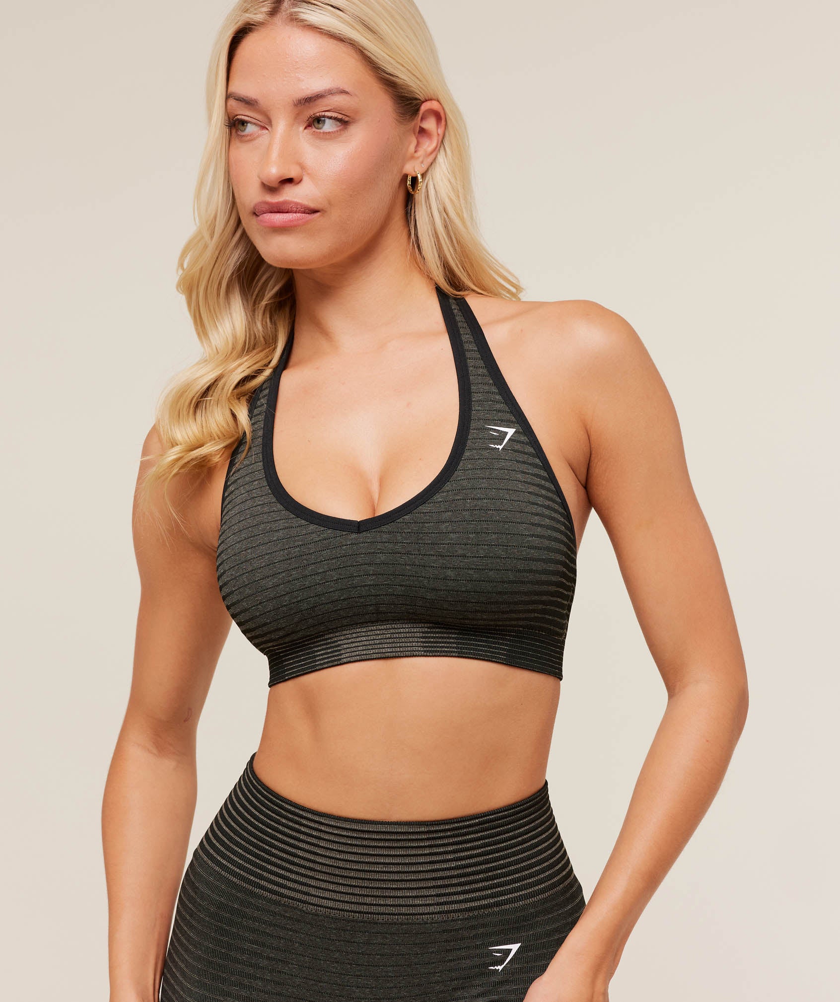 Gymshark Sport Seamless Sports Bra - Camo Brown/Black - Image 5