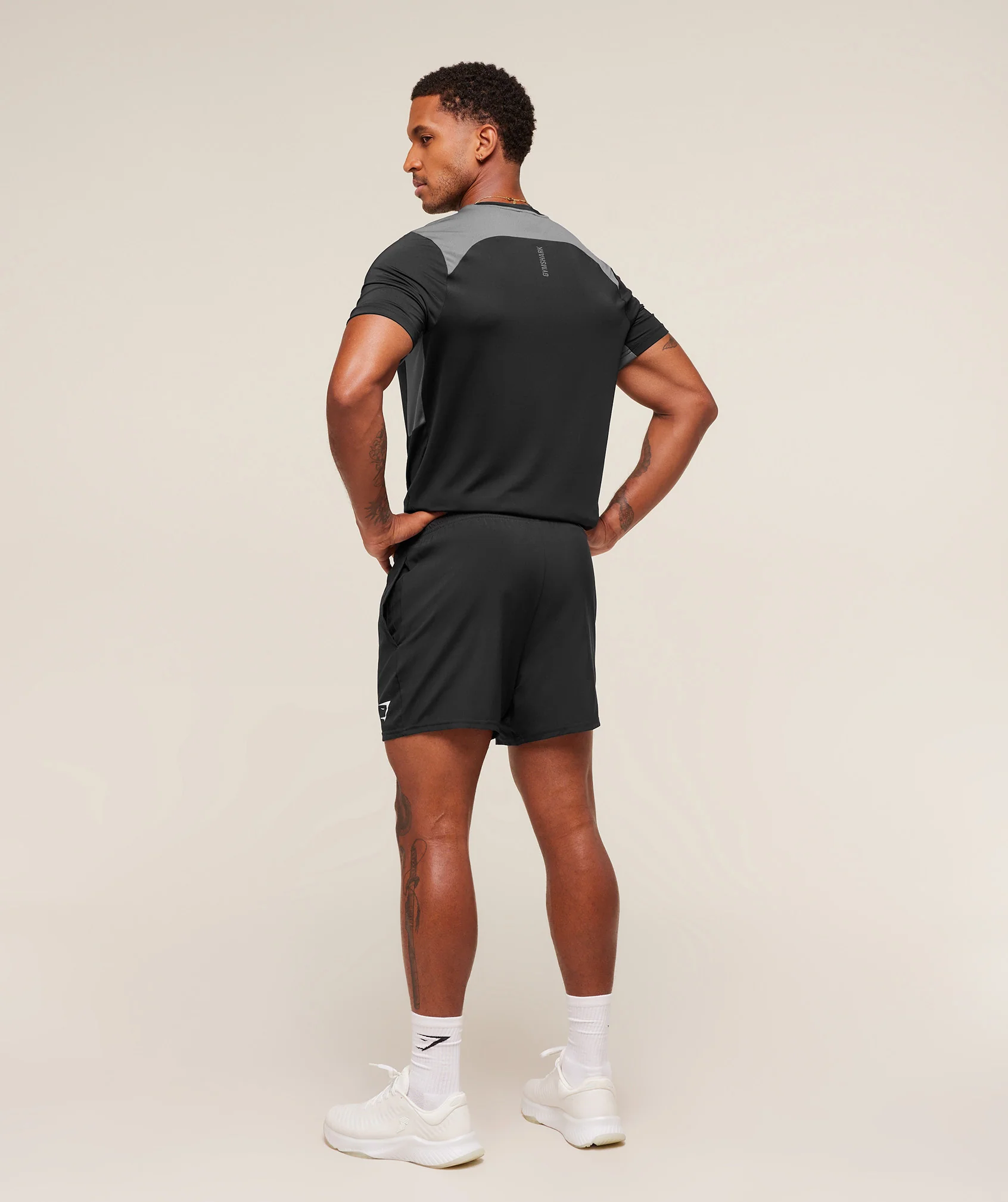 Gymshark Sport T-Shirt - Black/Dark Grey - Image 6