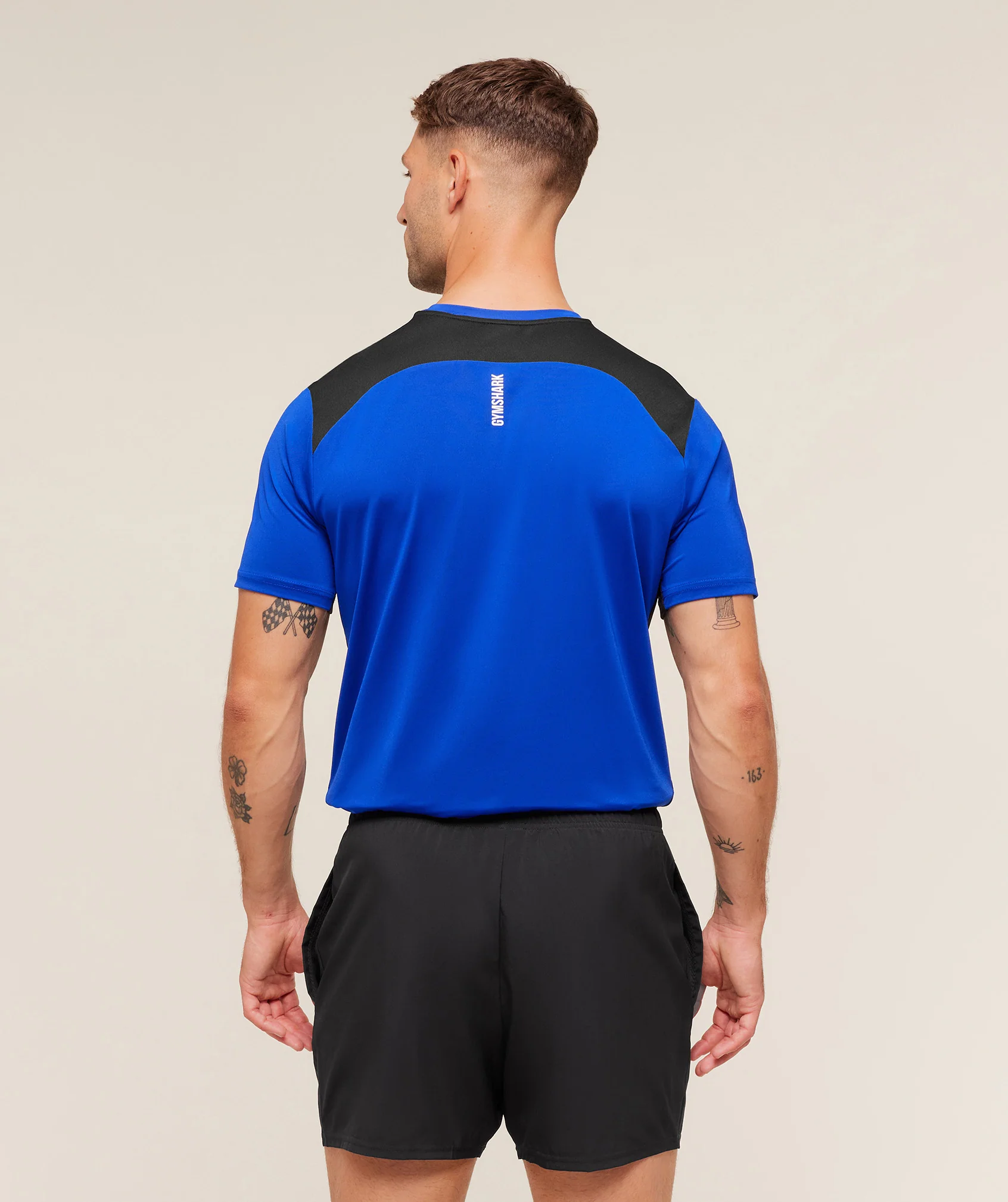 Gymshark Sport T-Shirt - Athletic Blue/Black - Image 2