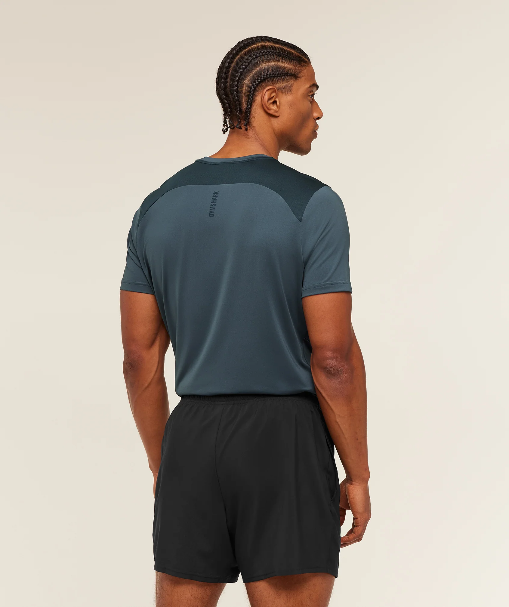 Gymshark Sport T-Shirt - Stealth Blue/Deep Petrol Blue - Image 2