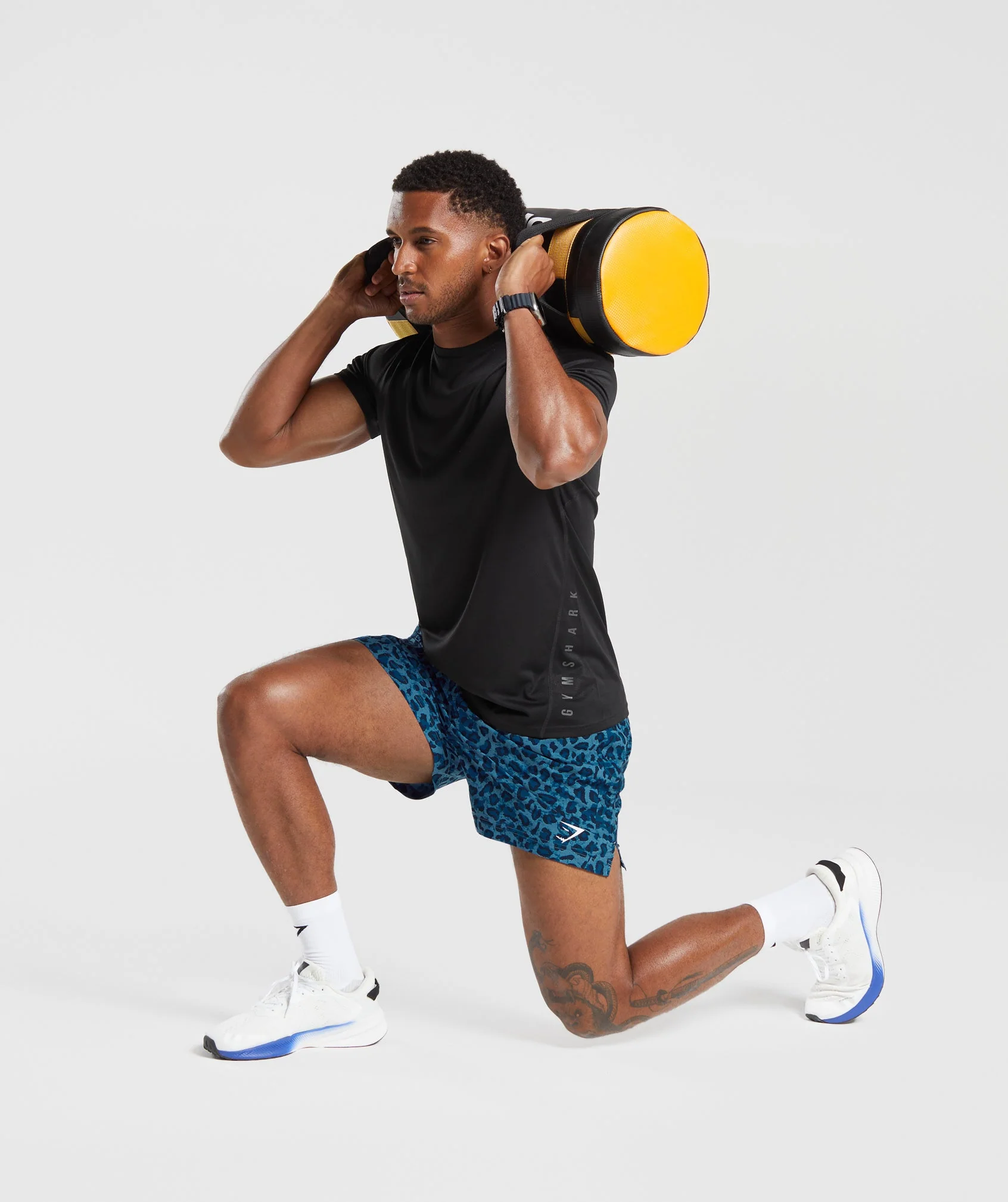 Gymshark Sport 5" Shorts - Denim Blue - Image 4