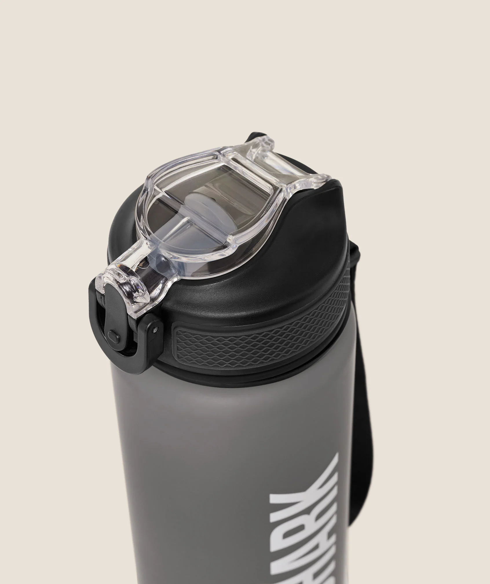 Gymshark Sports Bottle With Straw - GS Black - Image 3