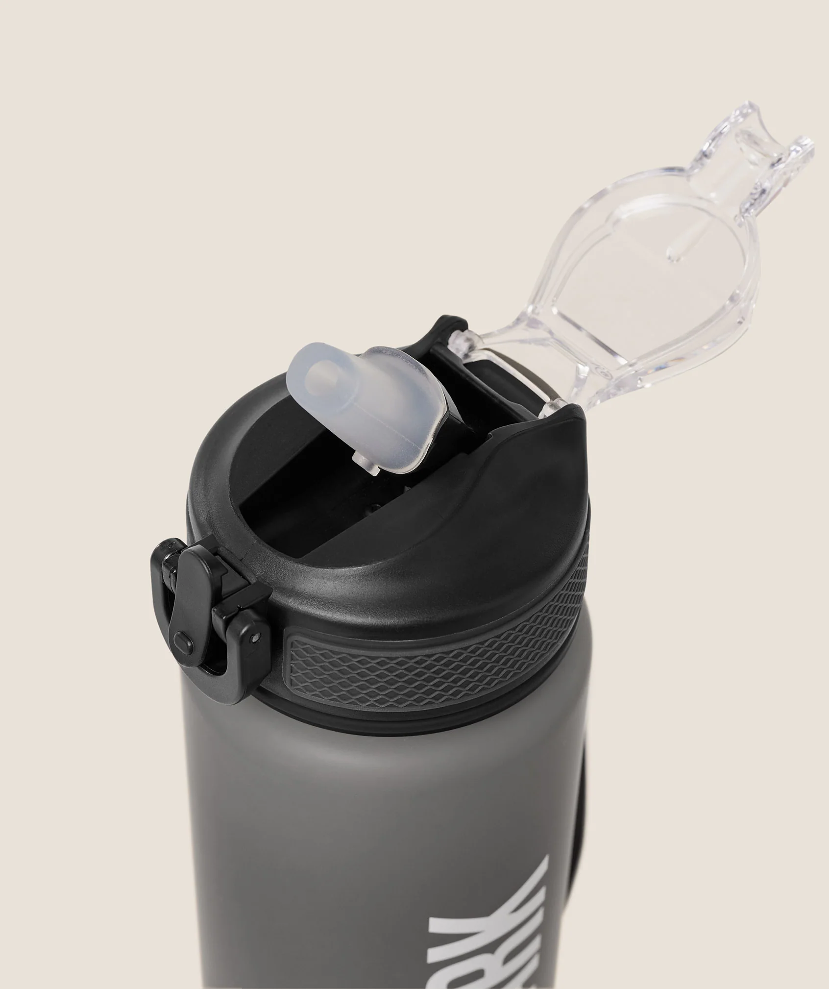 Gymshark Sports Bottle With Straw - GS Black - Image 4