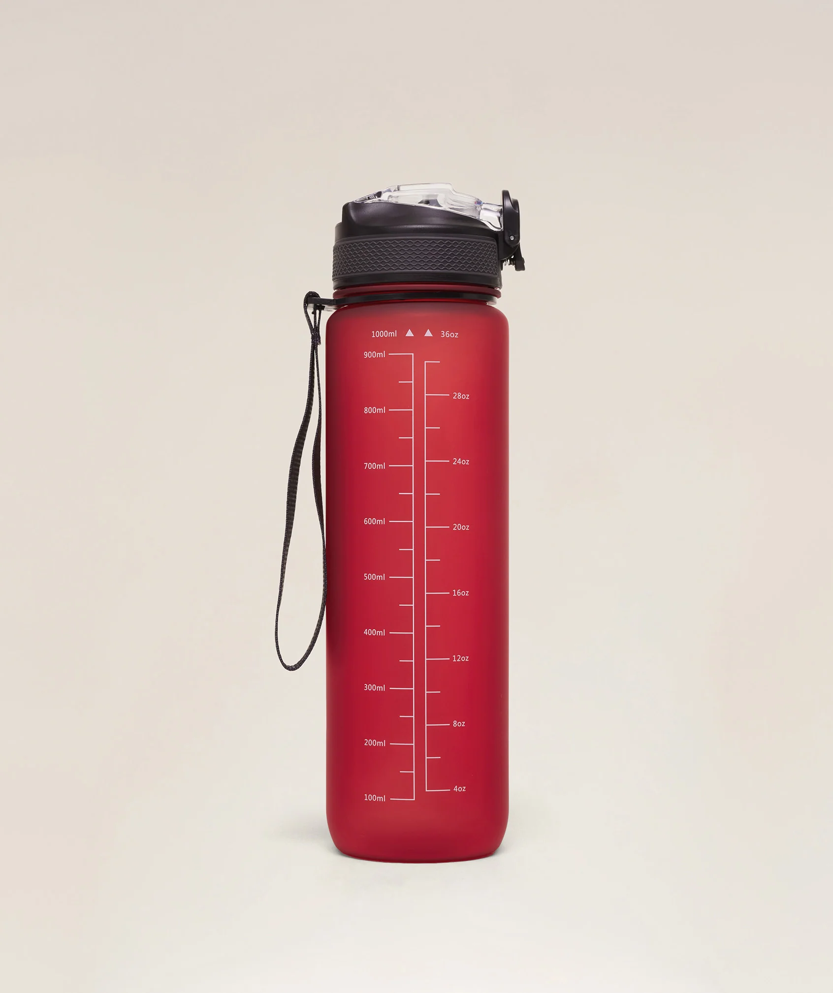Gymshark Sports Bottle With Straw - Athletic Burgundy - Image 2