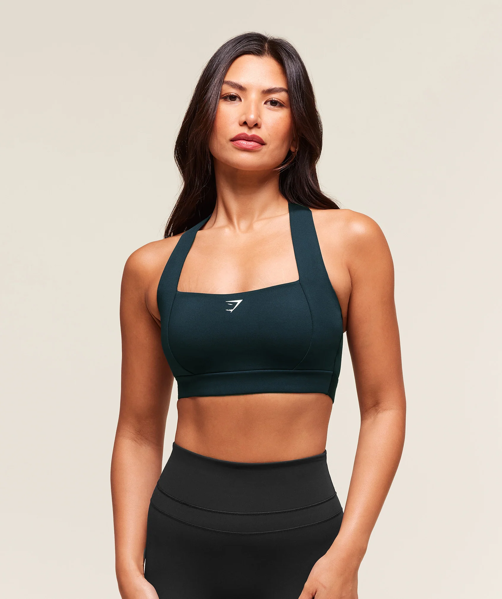 Gymshark Square Neck Sports Bra - Deep Petrol Blue