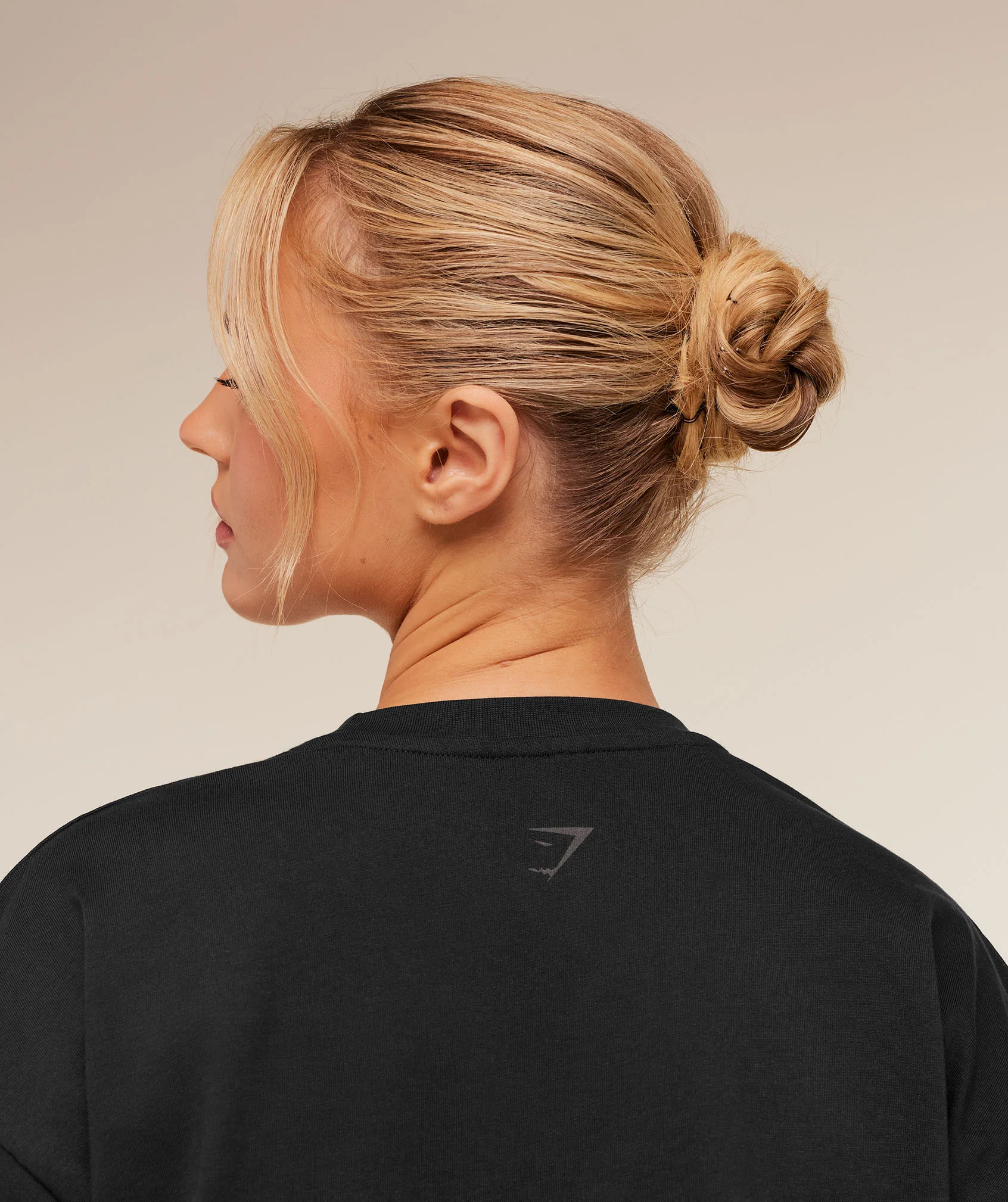 Gymshark Stacked Graphic Short Sleeve T-Shirt - Black - Image 6