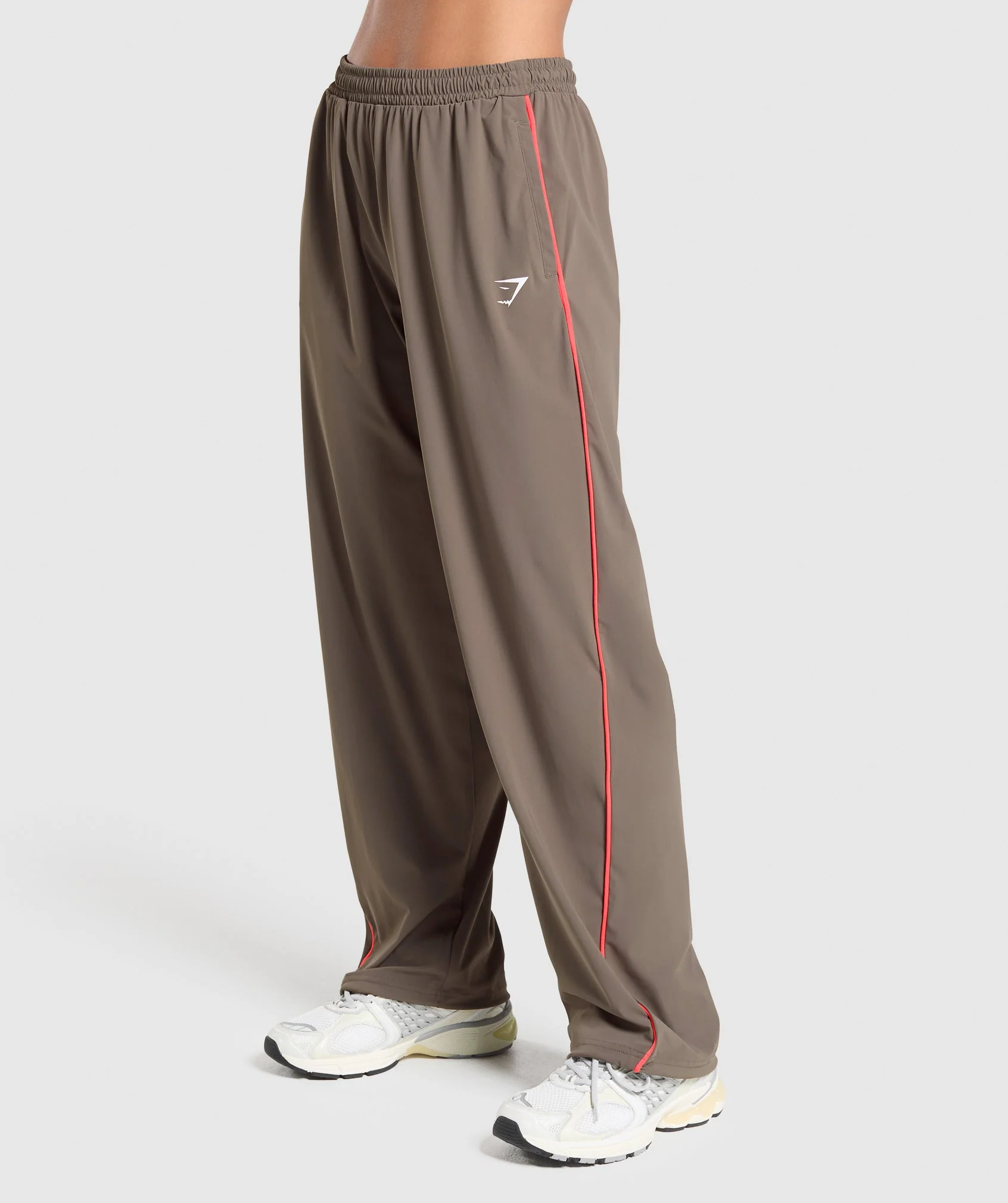 Gymshark Stitch Feature Woven Pants - Camo Brown - Image 3