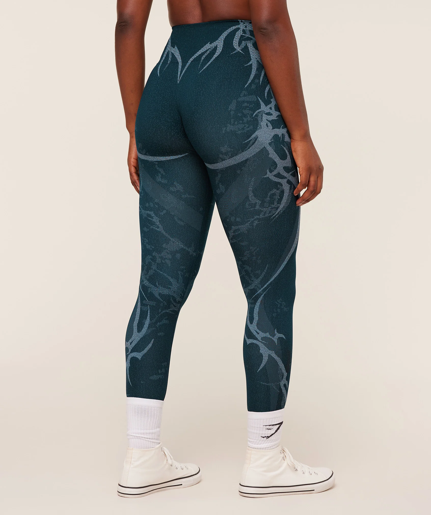 Gymshark Storm Seamless Leggings - Deep Petrol Blue/Smoke Blue - Image 2