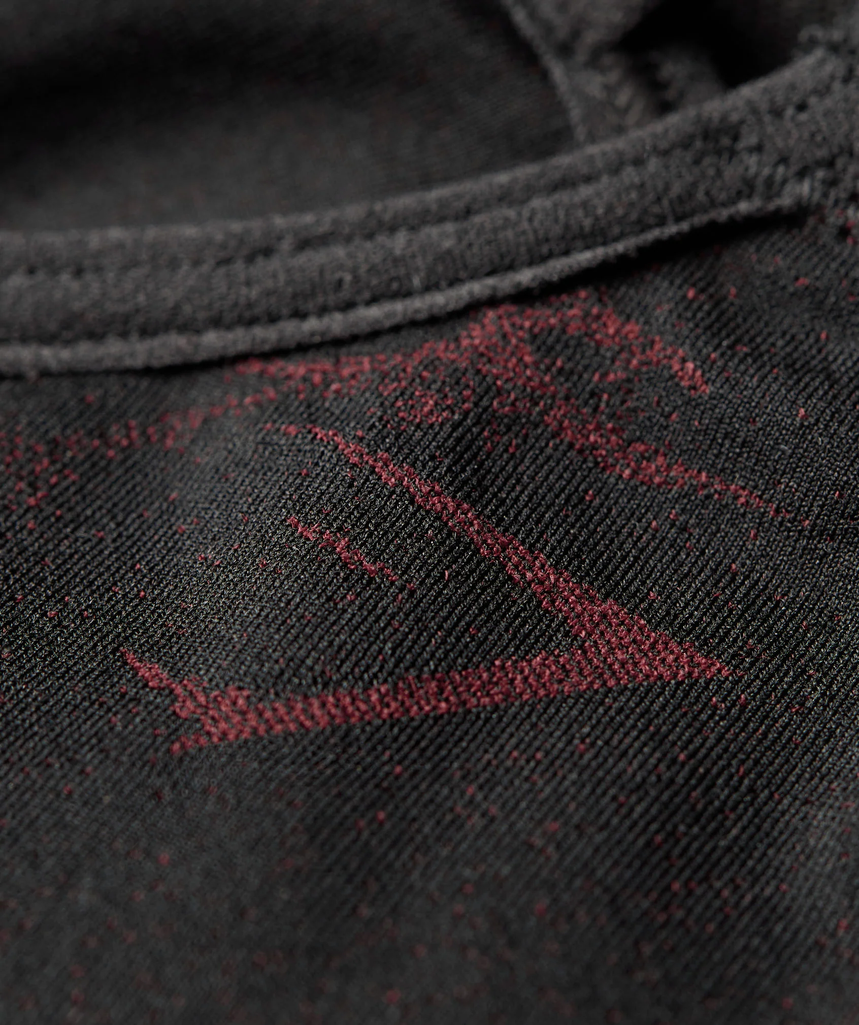 Gymshark Storm Seamless Sports Bra - Black/Rich Maroon - Image 7