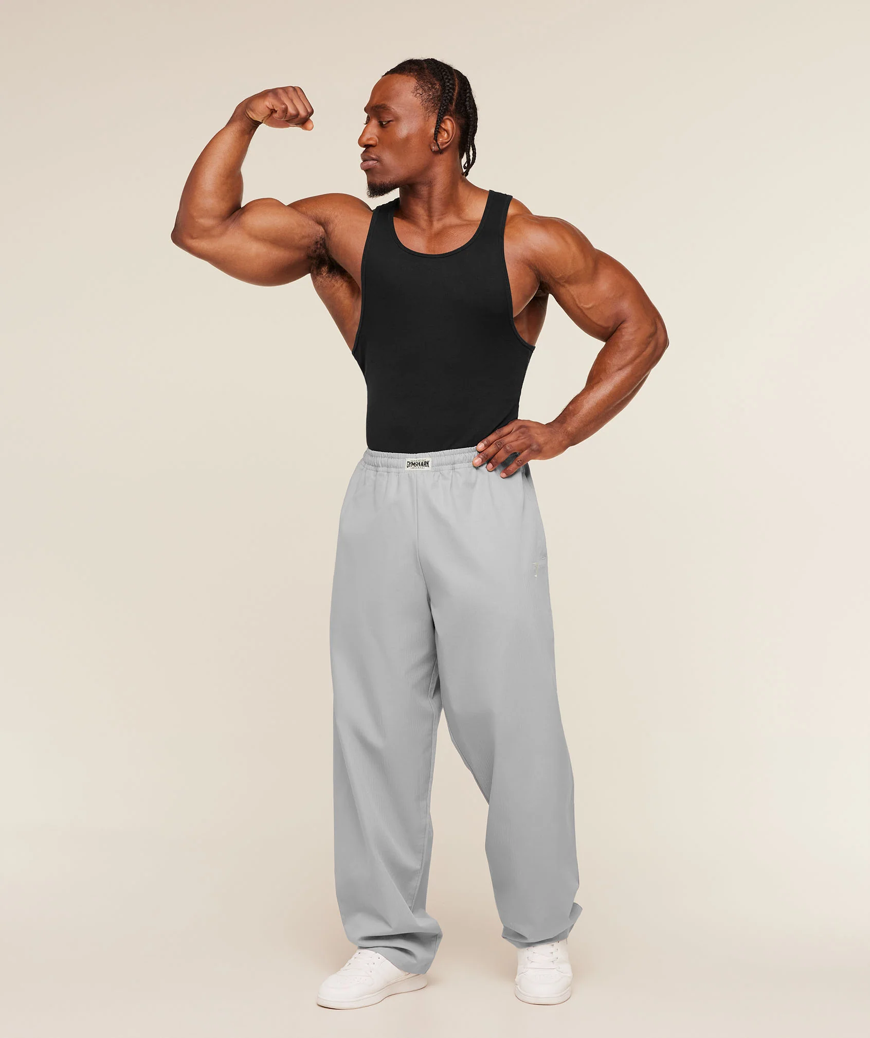 Gymshark Straight Leg Pumper Pants - Stratus Grey - Image 8
