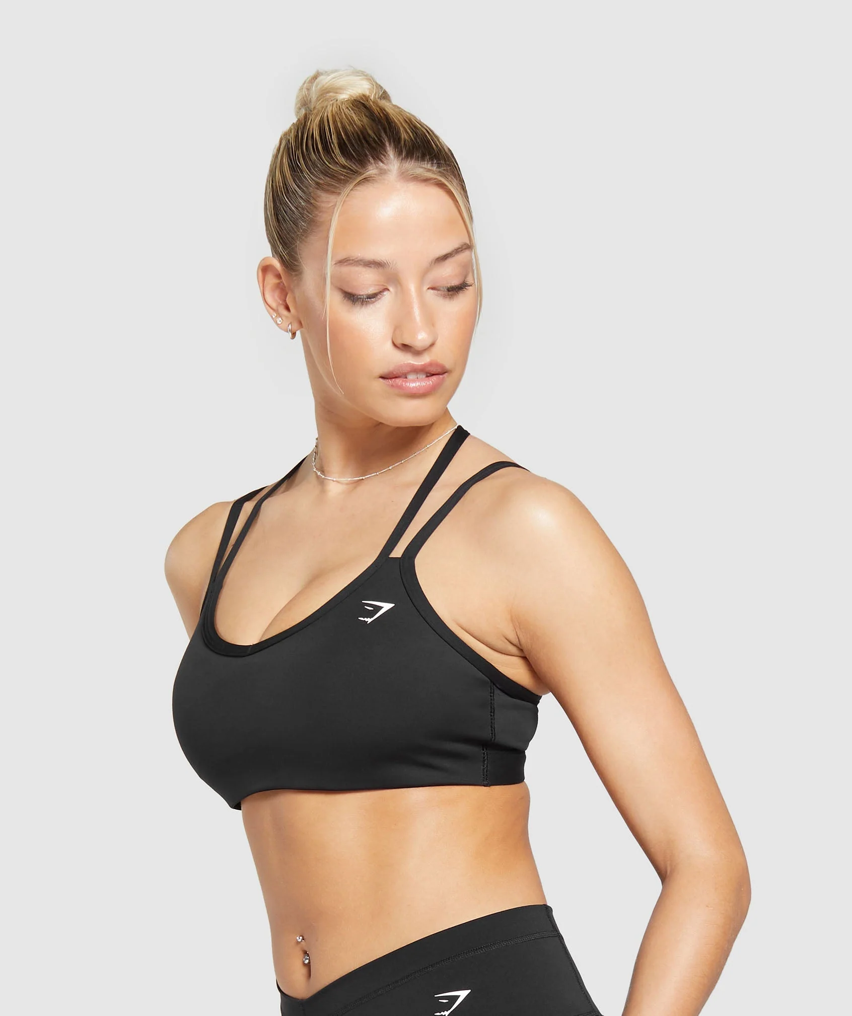 Gymshark Strap Feature Sports Bra - Black - Image 6