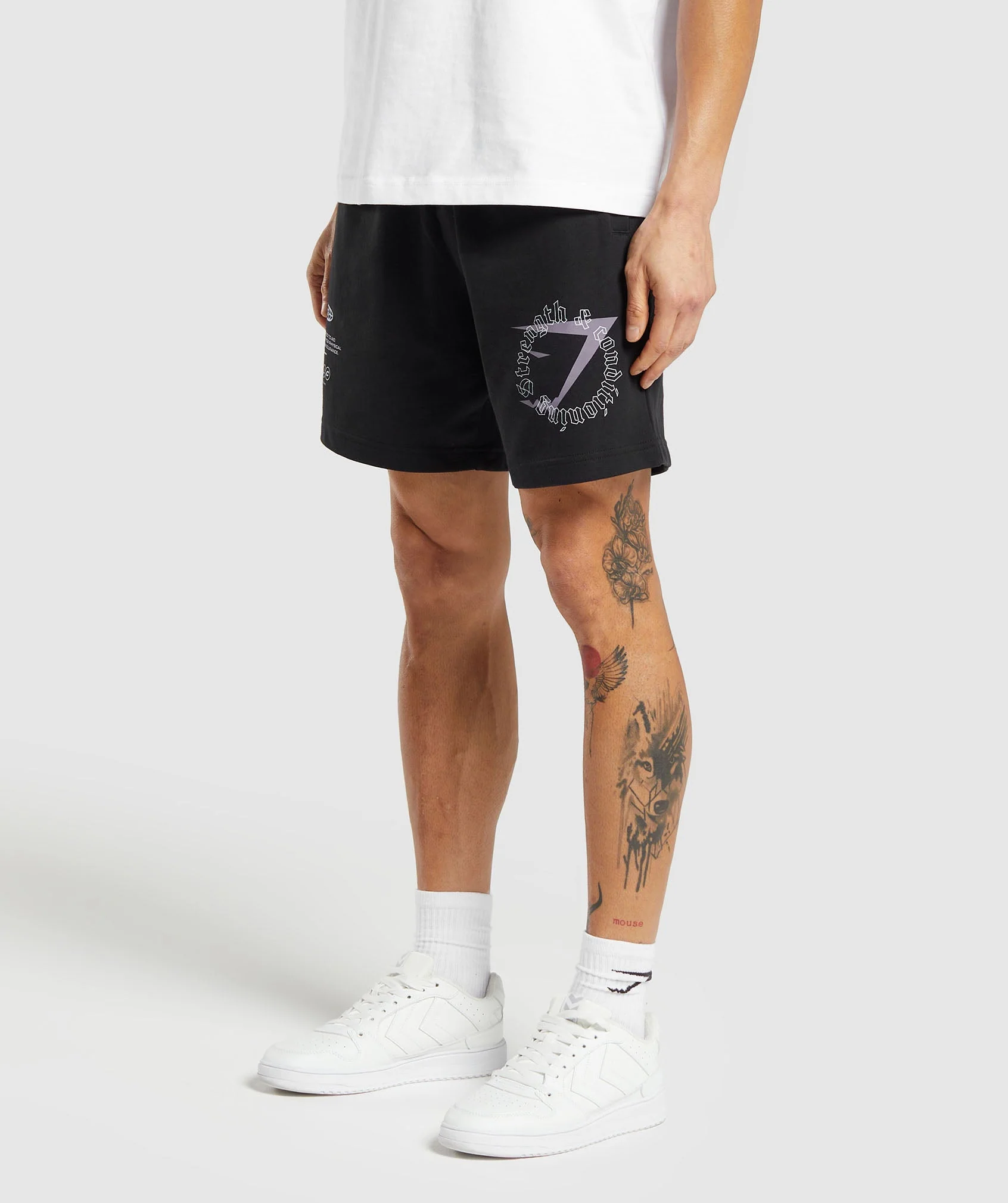 Gymshark Strength and Conditioning 7" Shorts - Black - Image 2