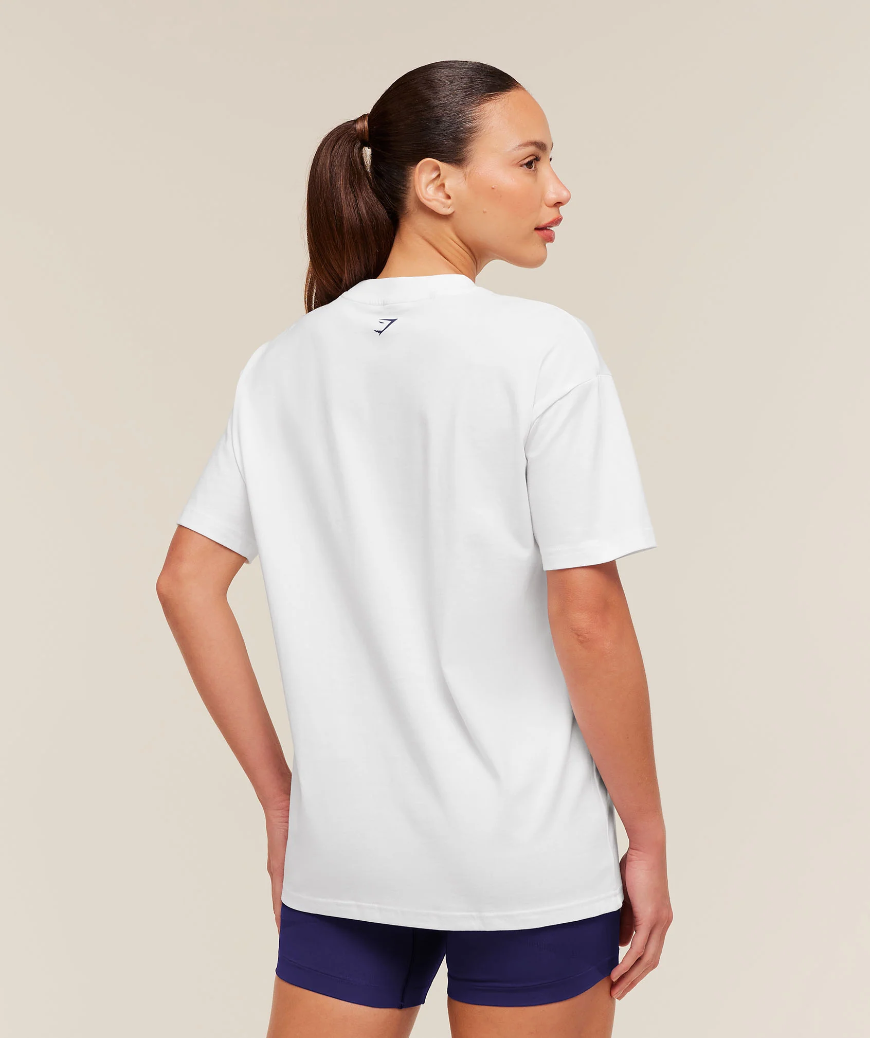 Gymshark Strength and Fitness Crest Graphic T-Shirt - White - Image 2