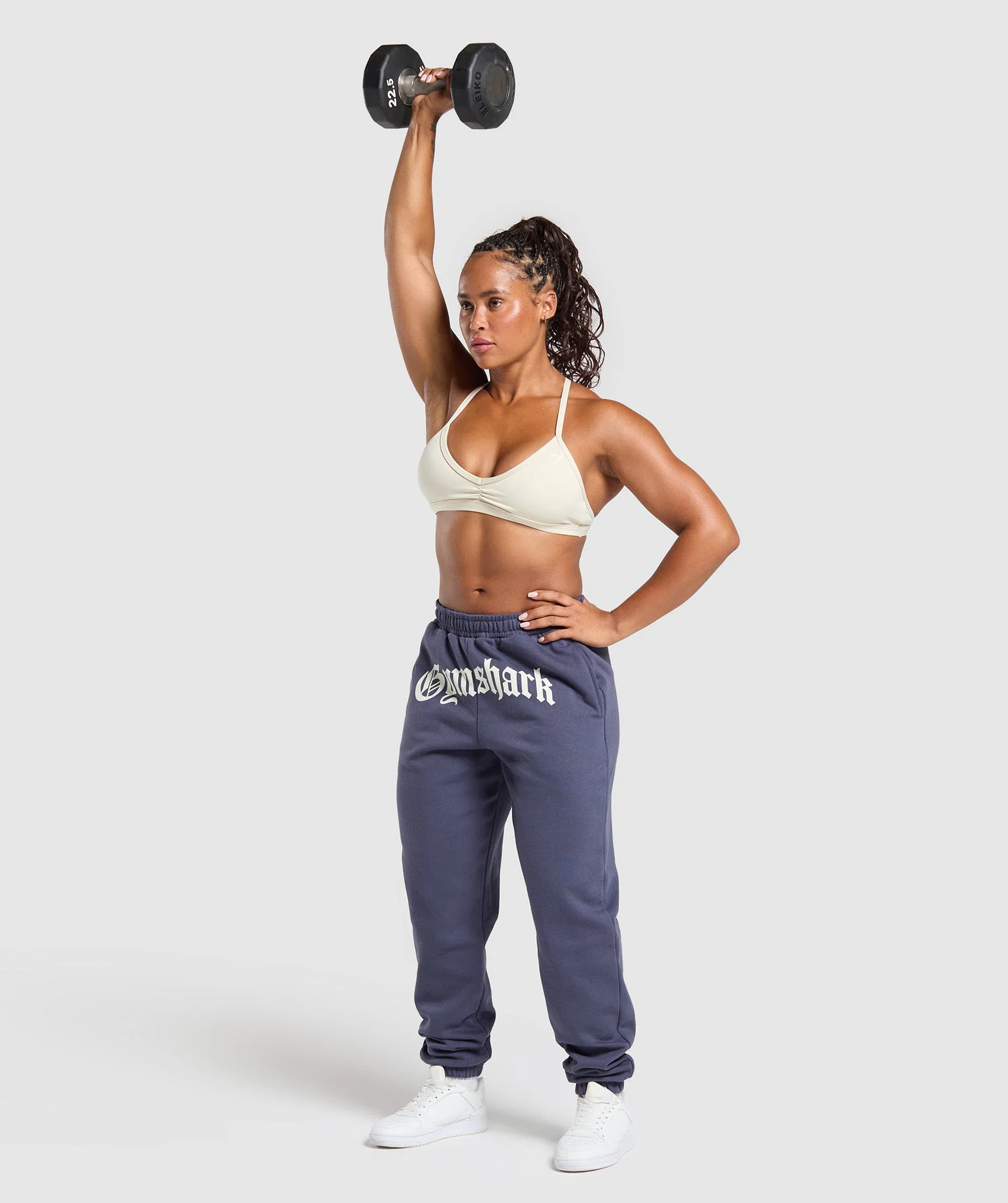 Gymshark Strength Department Graphic Joggers - Weighted Purple - Image 4
