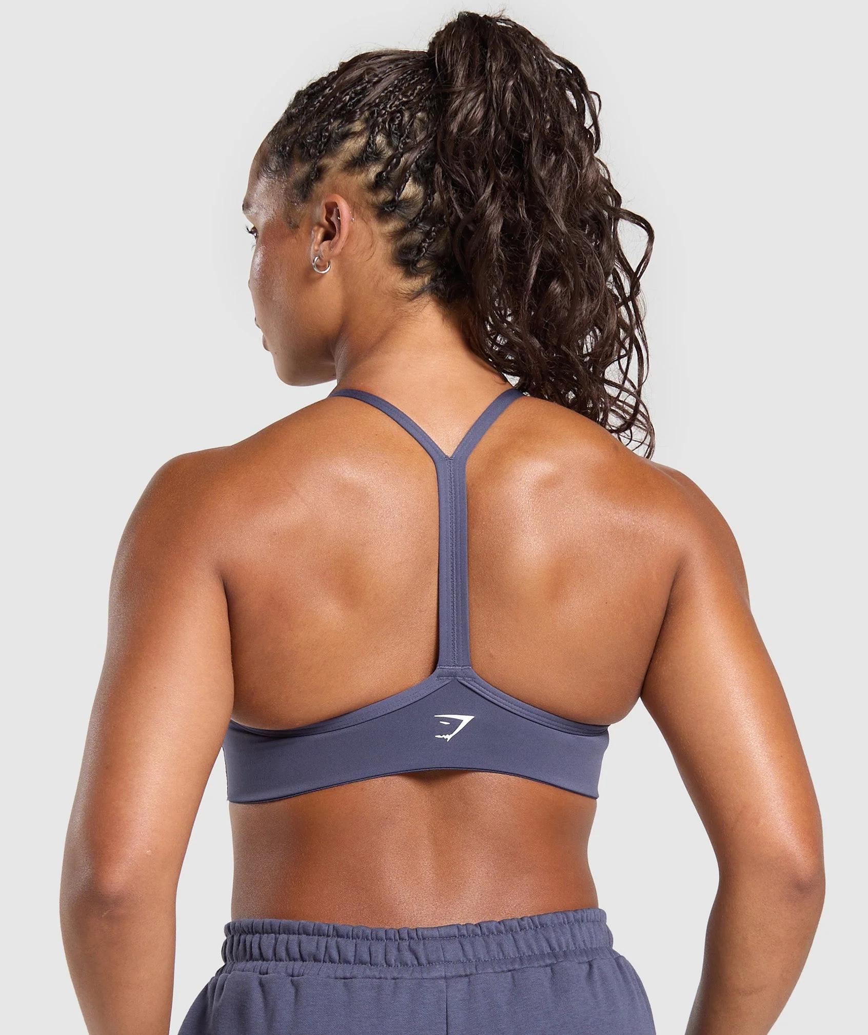 Gymshark Strength Department Graphic Sports Bra - Weighted Purple - Image 2