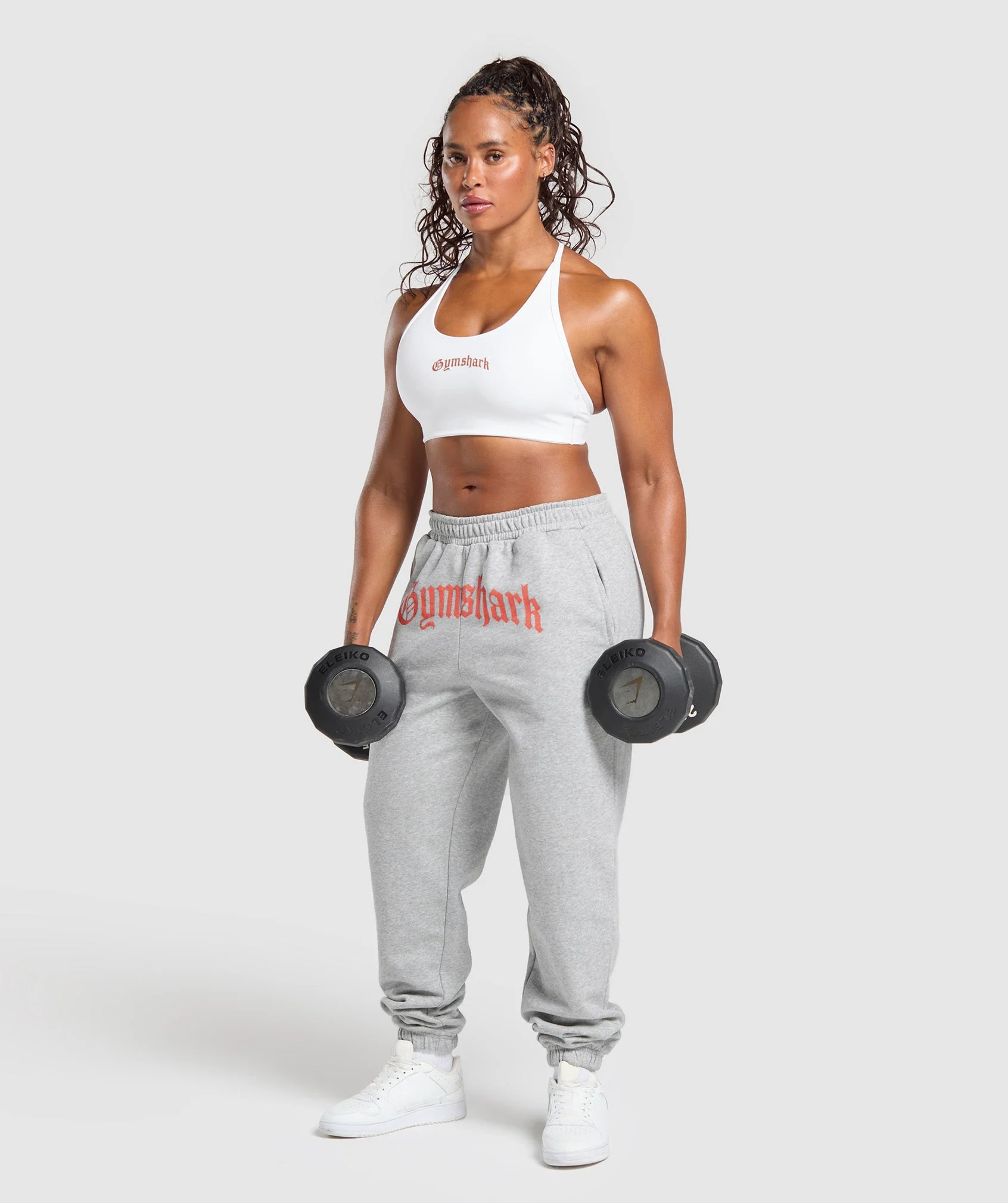 Gymshark Strength Department Graphic Sports Bra - White - Image 4