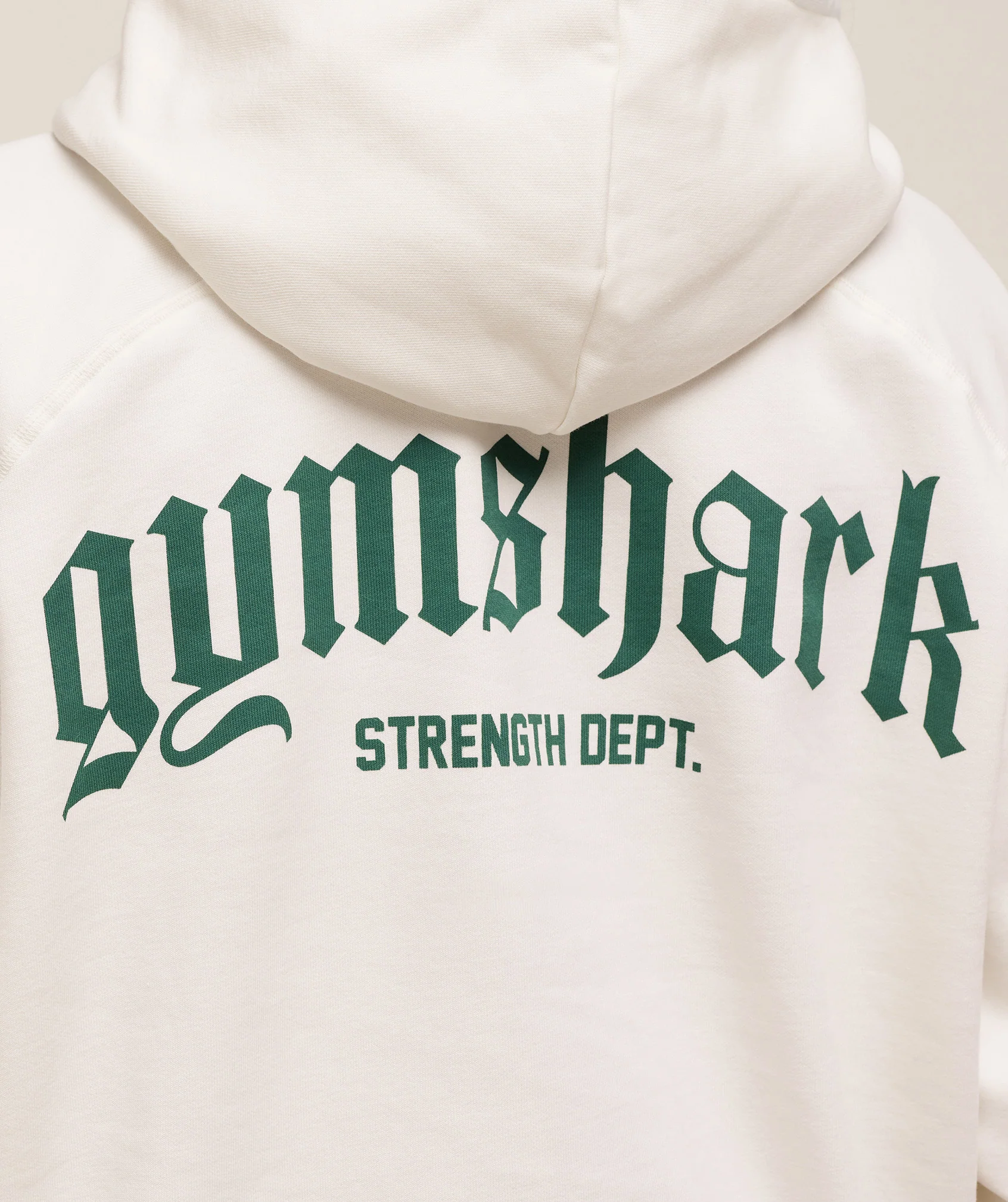 Gymshark Strength Department Oversized Hoodie - Soft White - Image 4