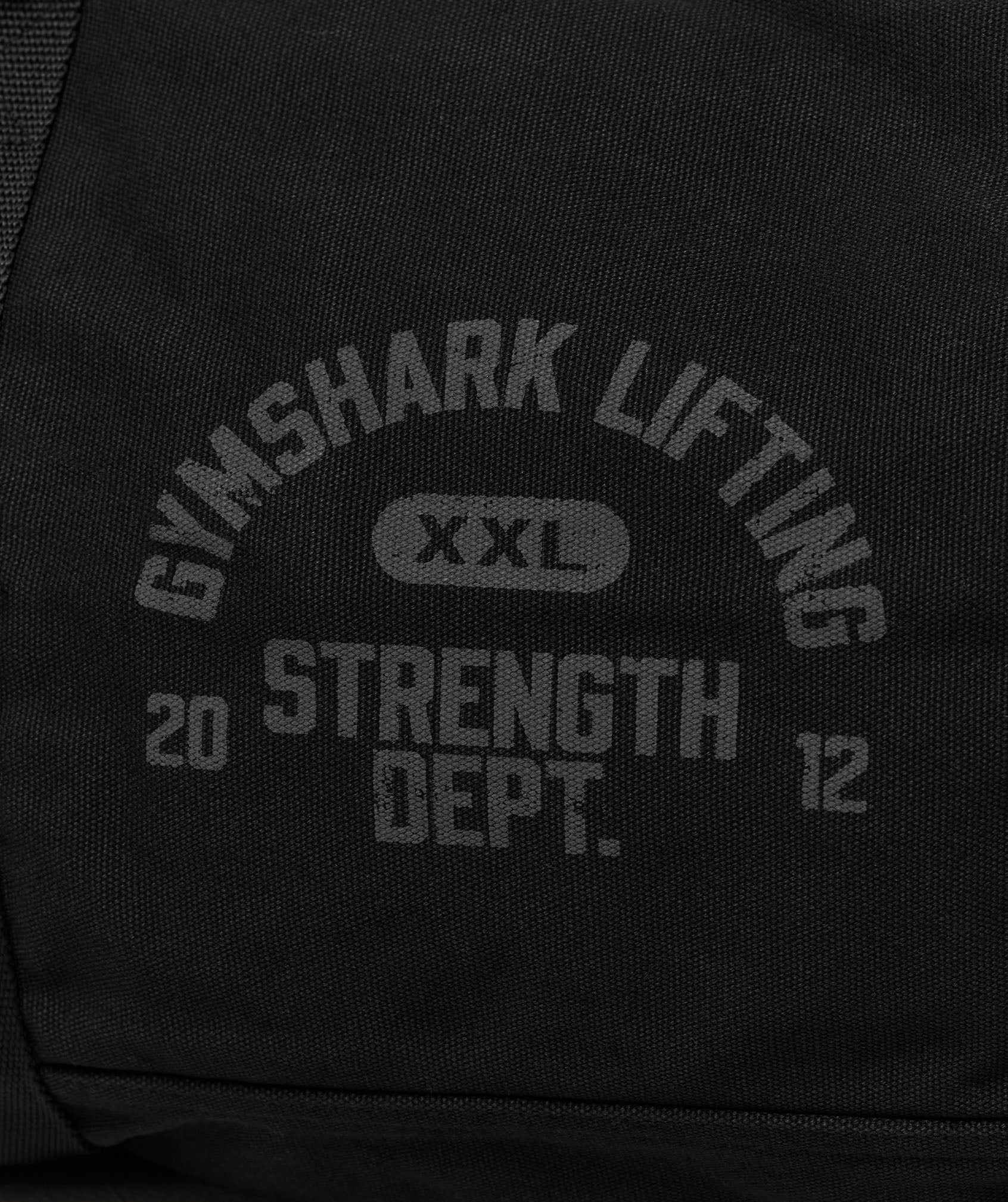 Gymshark Strength Dept Canvas Duffle Bag - Black - Image 2