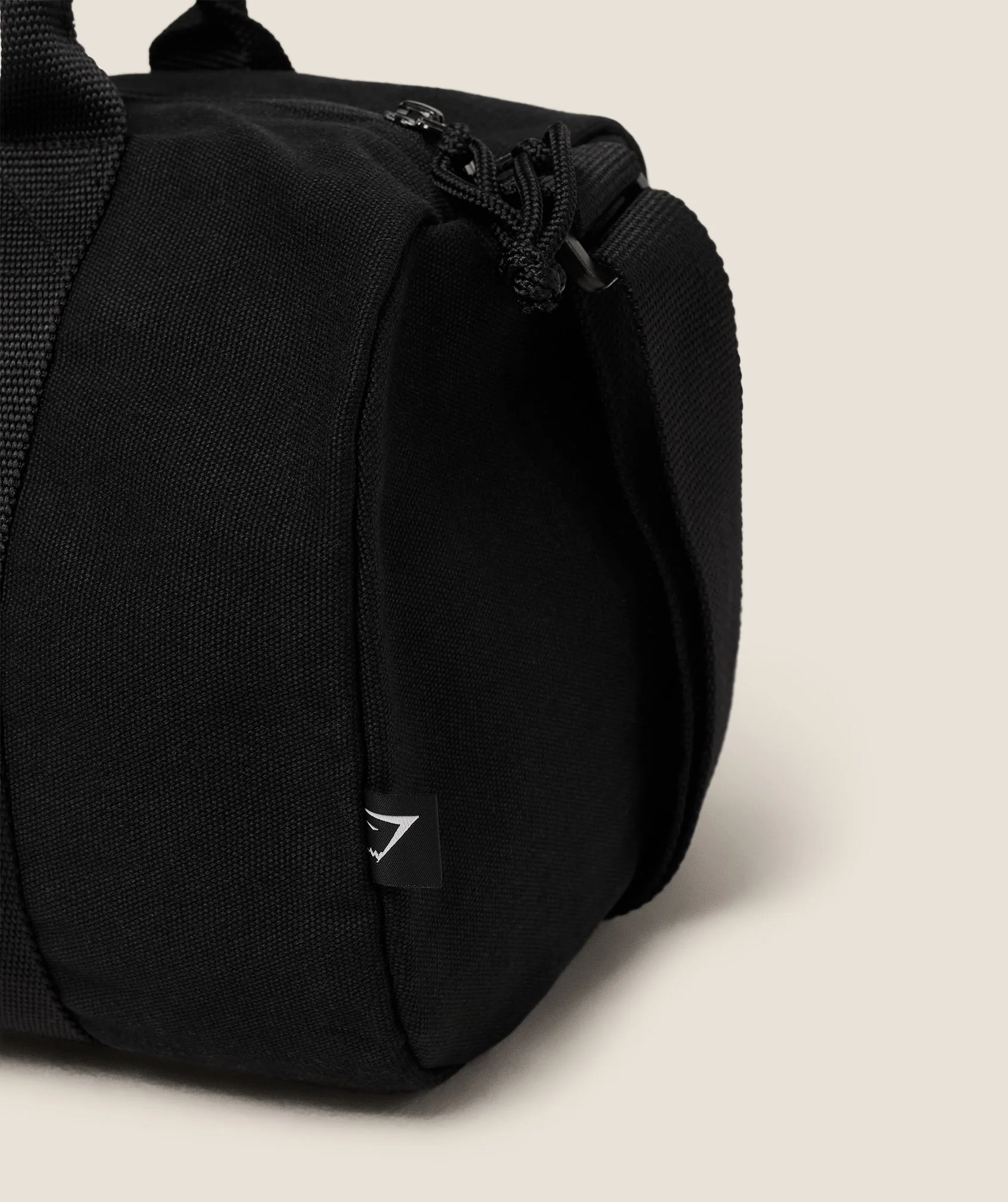 Gymshark Strength Dept Mini Canvas Duffle Bag - Black - Image 3