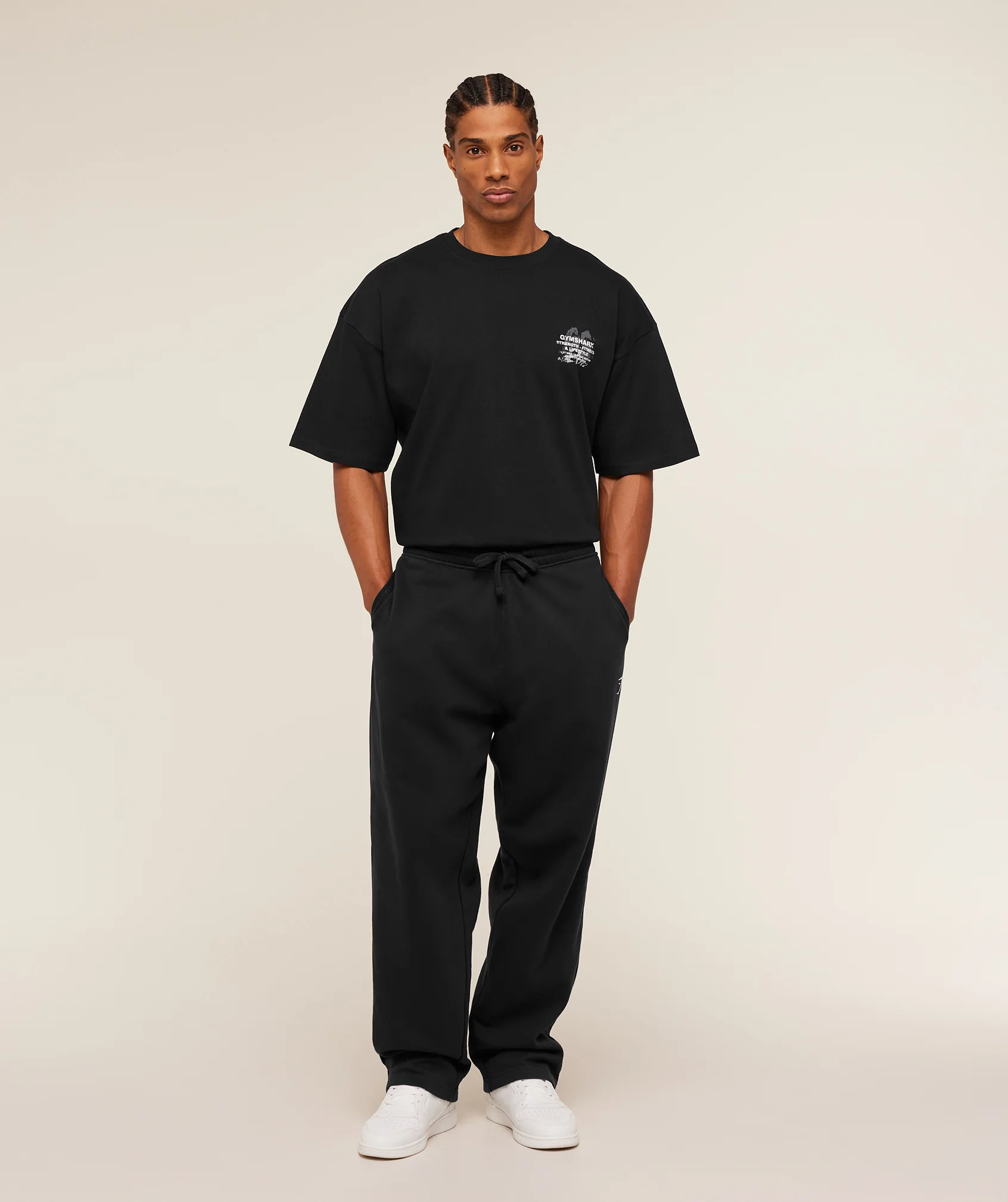 Gymshark Strength Fitness & Lifestyle Graphic T-Shirt - Black - Image 4