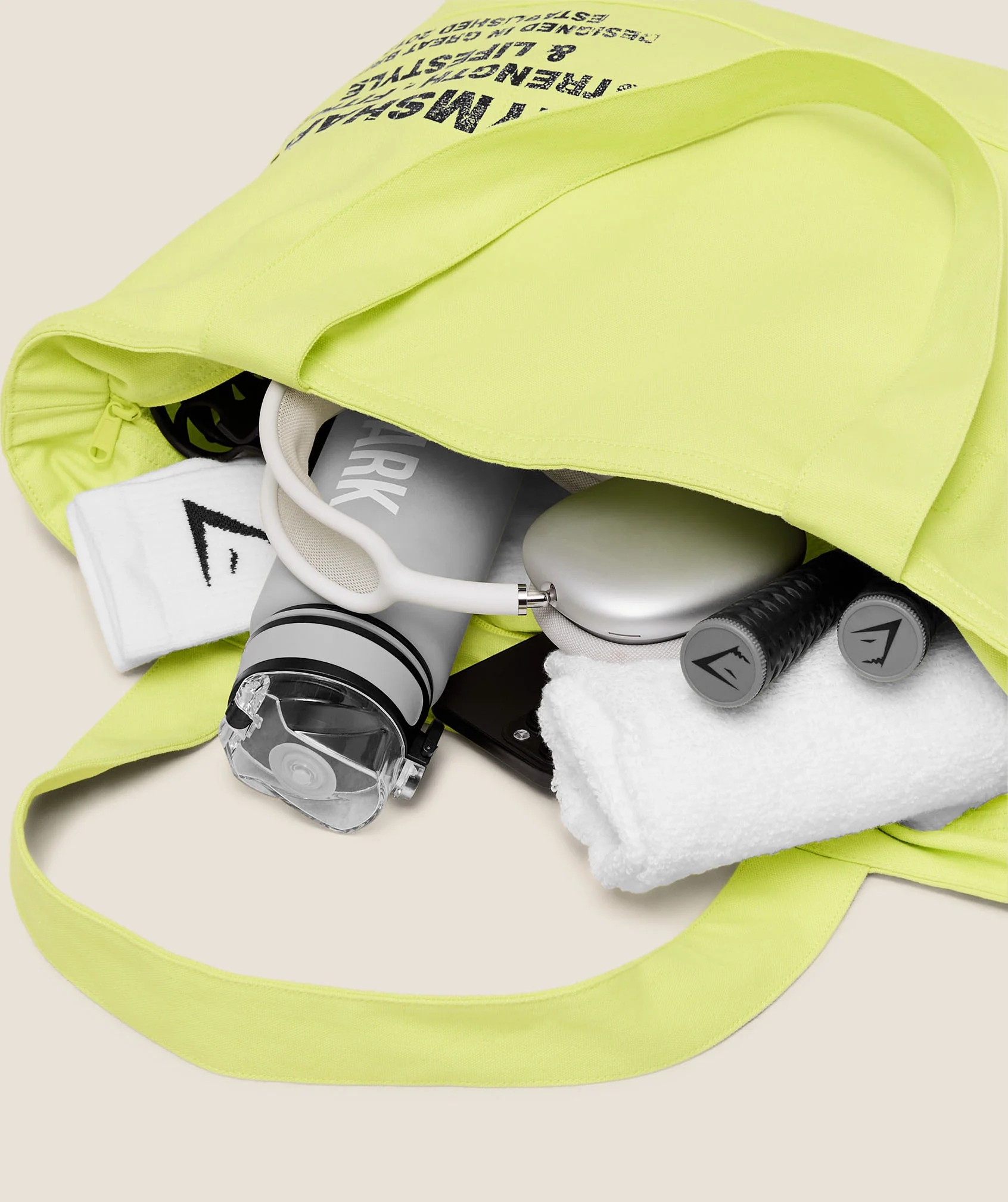 Gymshark Strength Tote - Sorbet Yellow - Image 2