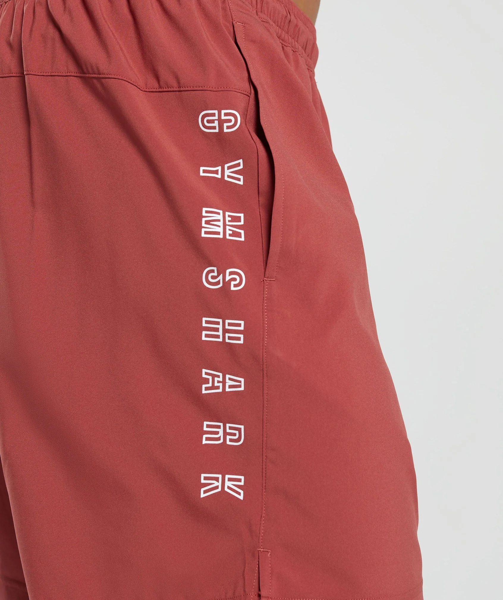 Gymshark Strike Shorts - Rust Red - Image 5