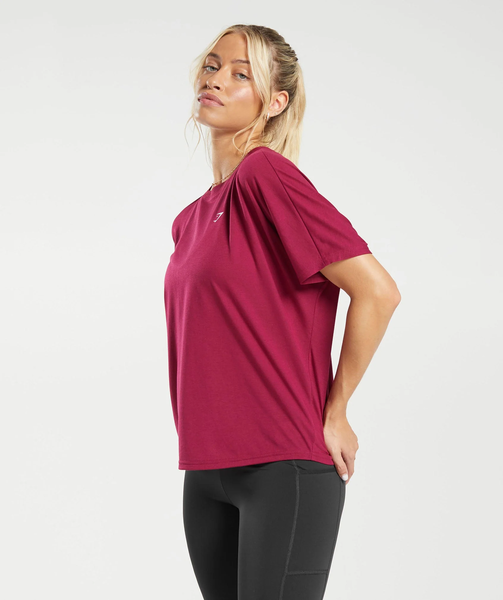 Gymshark Super Soft T-Shirt - Raspberry Pink - Image 3