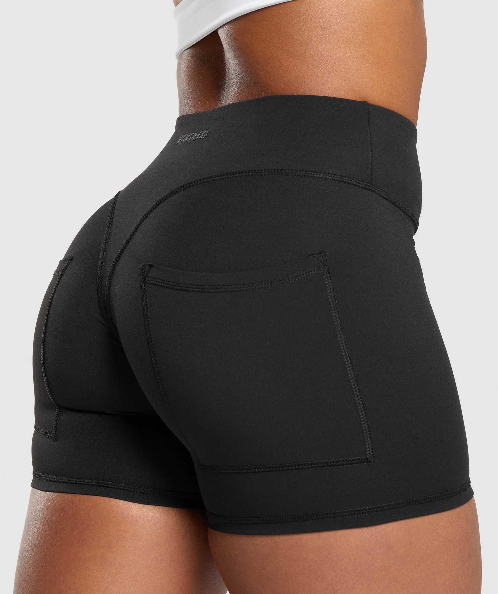 Gymshark Superset Pocket Shorts - Black - Image 5