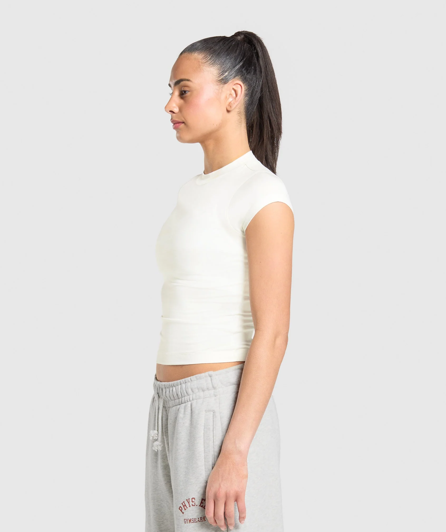 Gymshark Supersoft T-Shirt - Soft White - Image 2