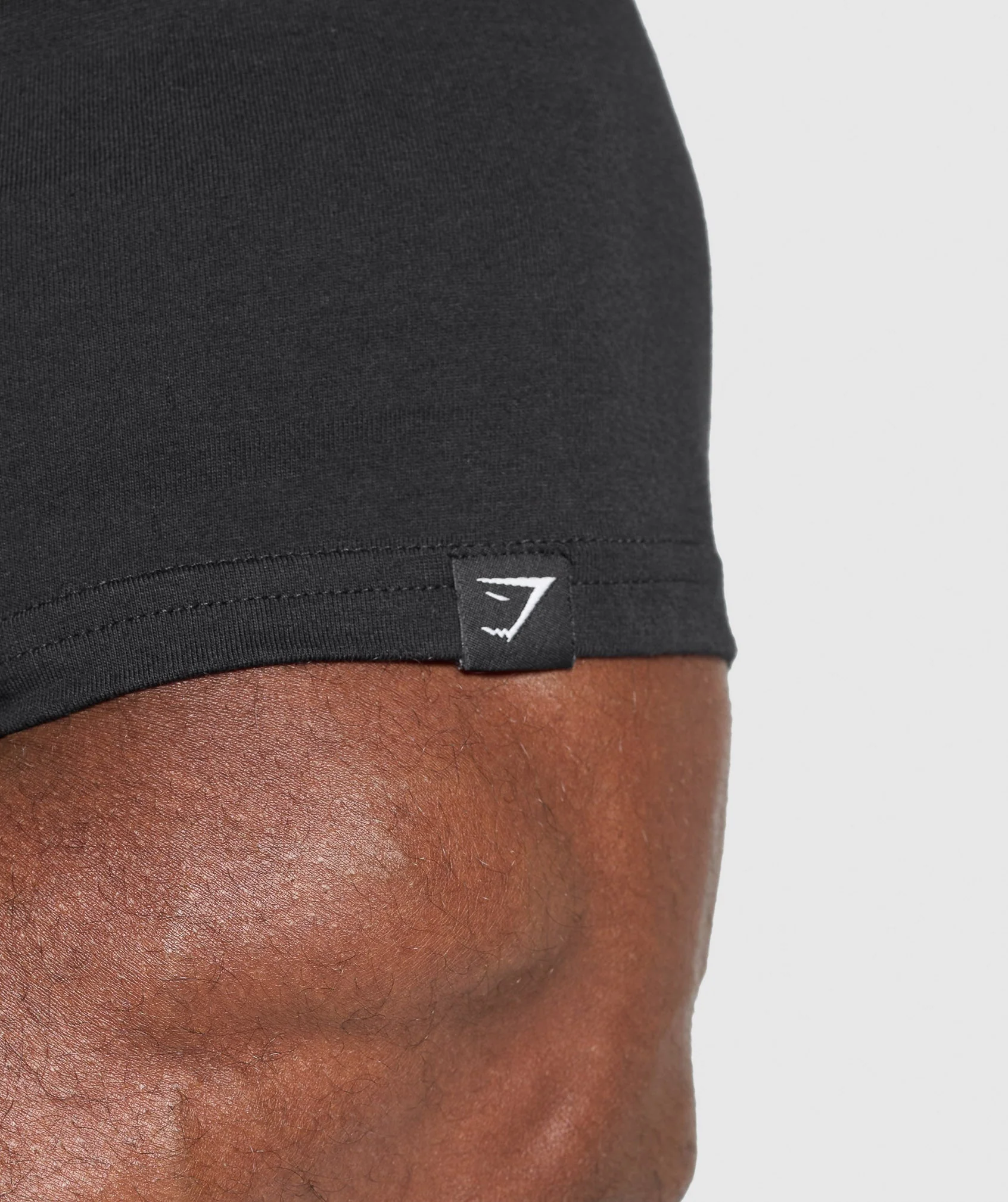 Gymshark T-Shirt 2 Pack - Black/Light Grey Marl - Image 8