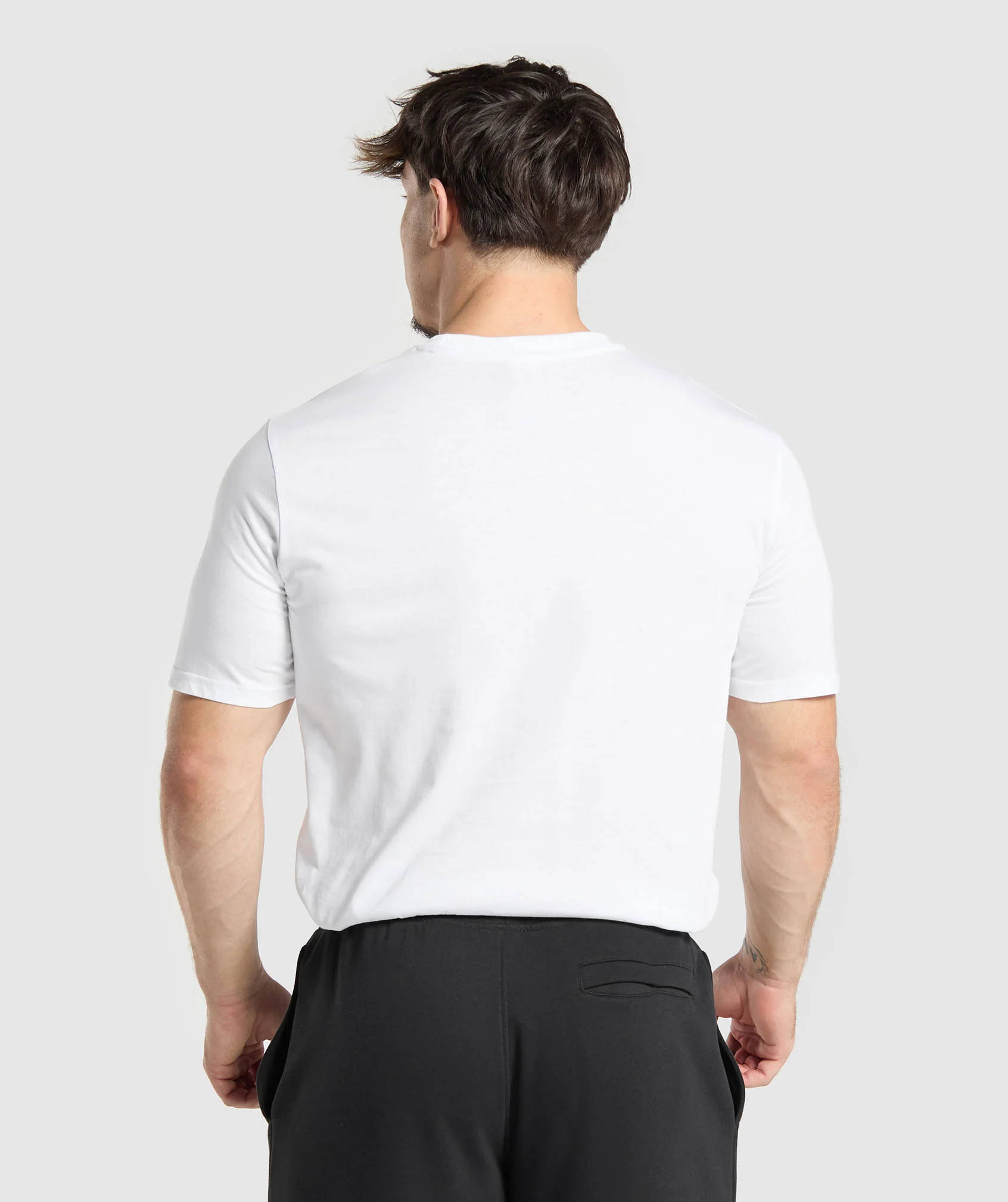 Gymshark T-Shirt 2 Pack - White/Black - Image 3