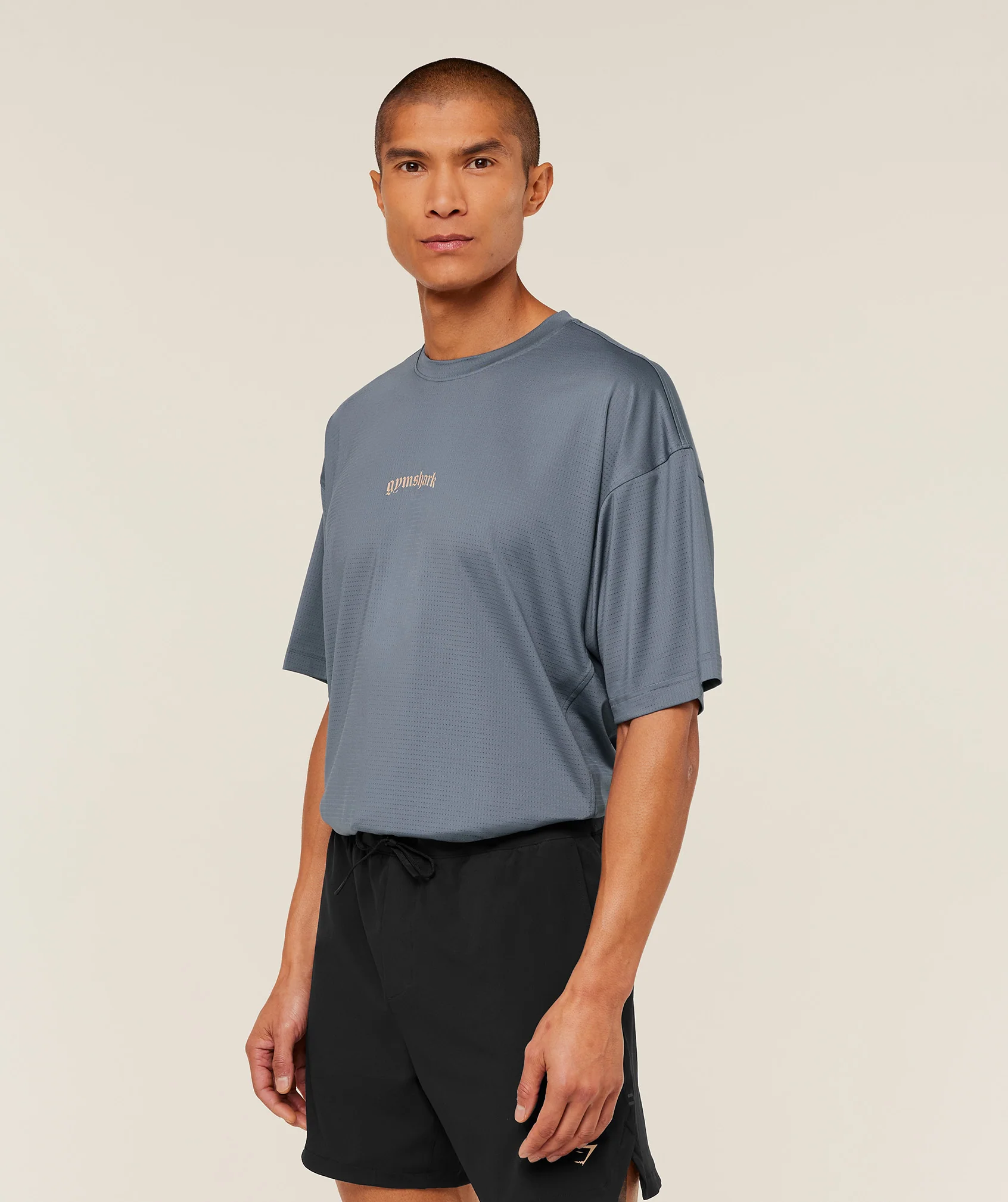 Gymshark Tactical Oversized T-Shirt - Iron Blue - Image 5