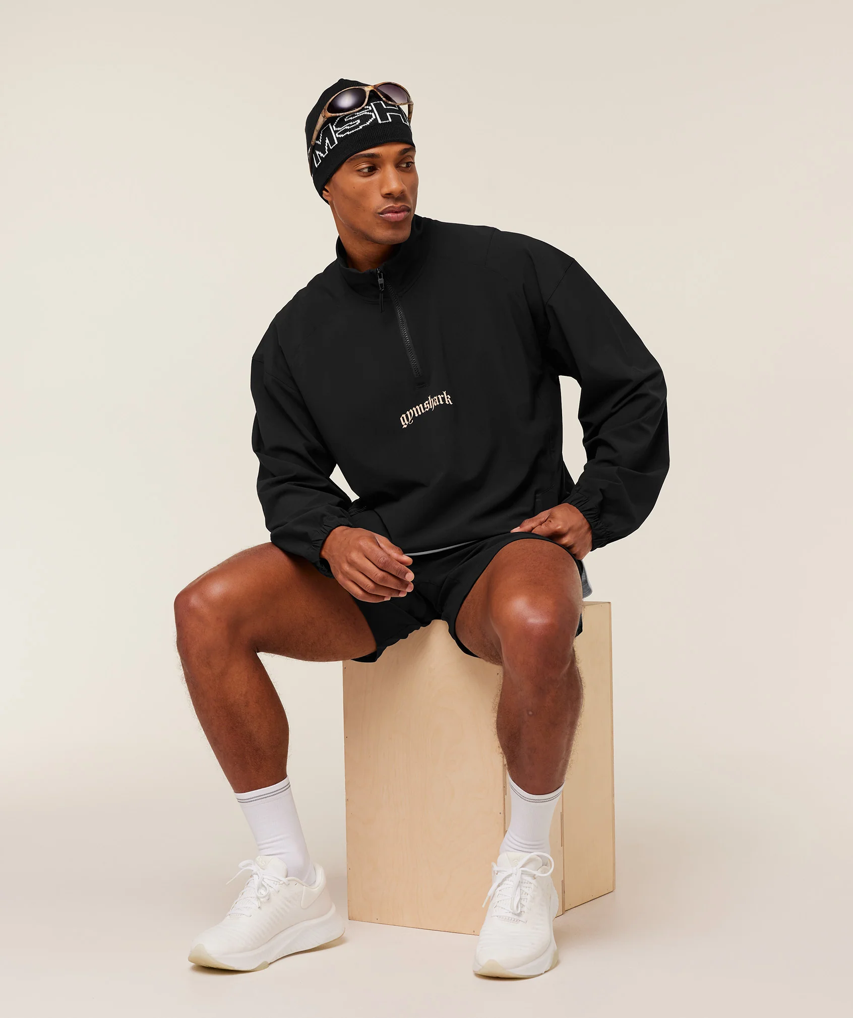 Gymshark Tactical Shell 1/4 Zip - Black - Image 6