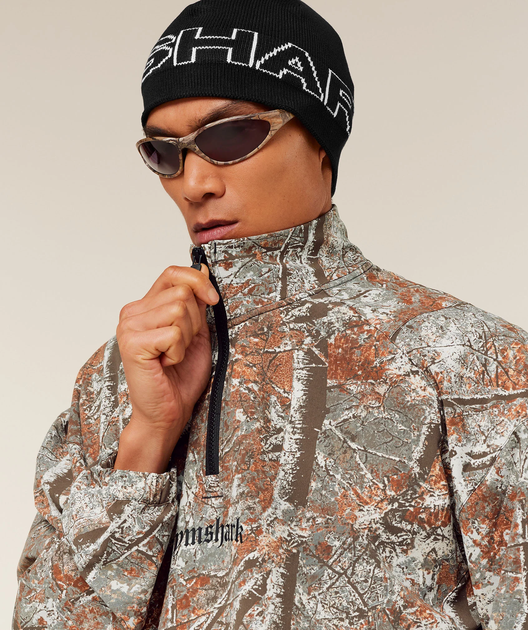 Gymshark Tactical Shell 1/4 Zip - Linen Brown - Image 6