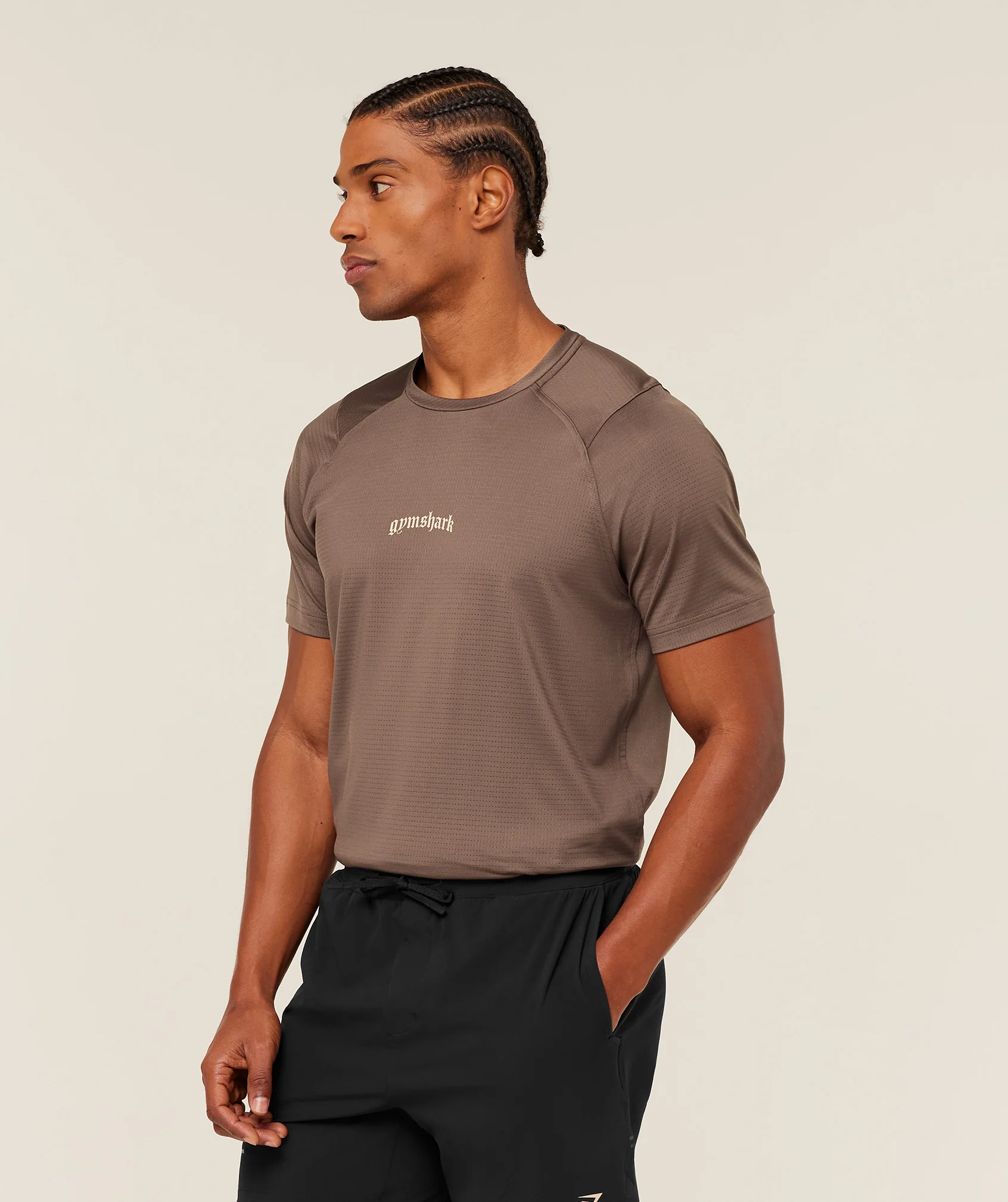 Gymshark Tactical T-Shirt - Soft Brown - Image 4