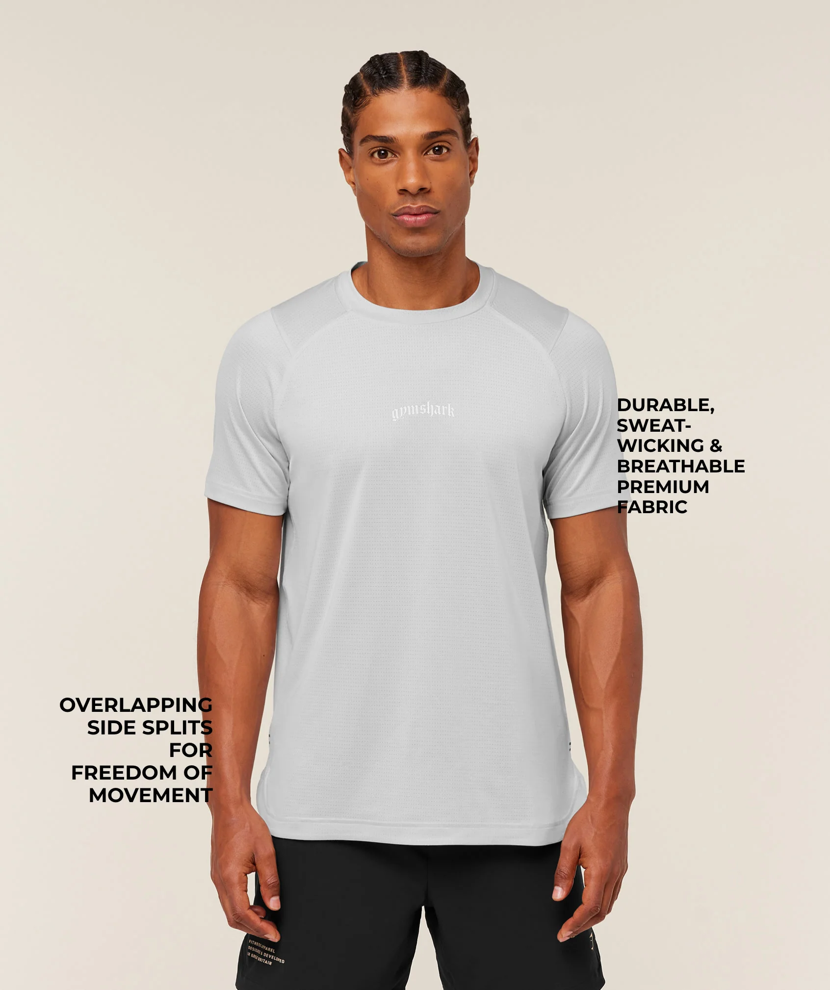 Gymshark Tactical T-Shirt - Metal Grey - Image 2