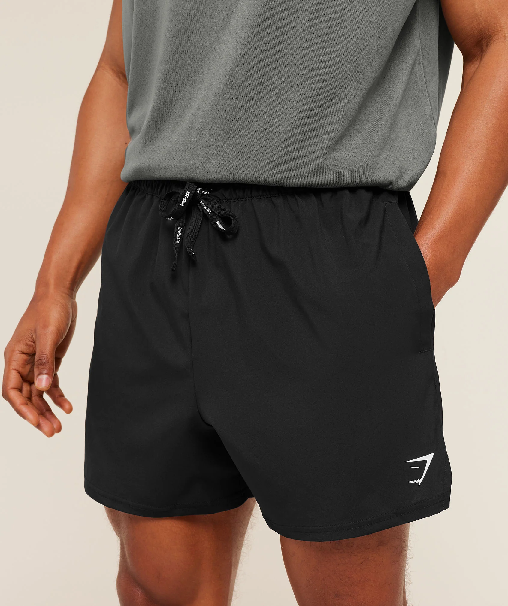 Gymshark Train 5" Shorts - Black - Image 5