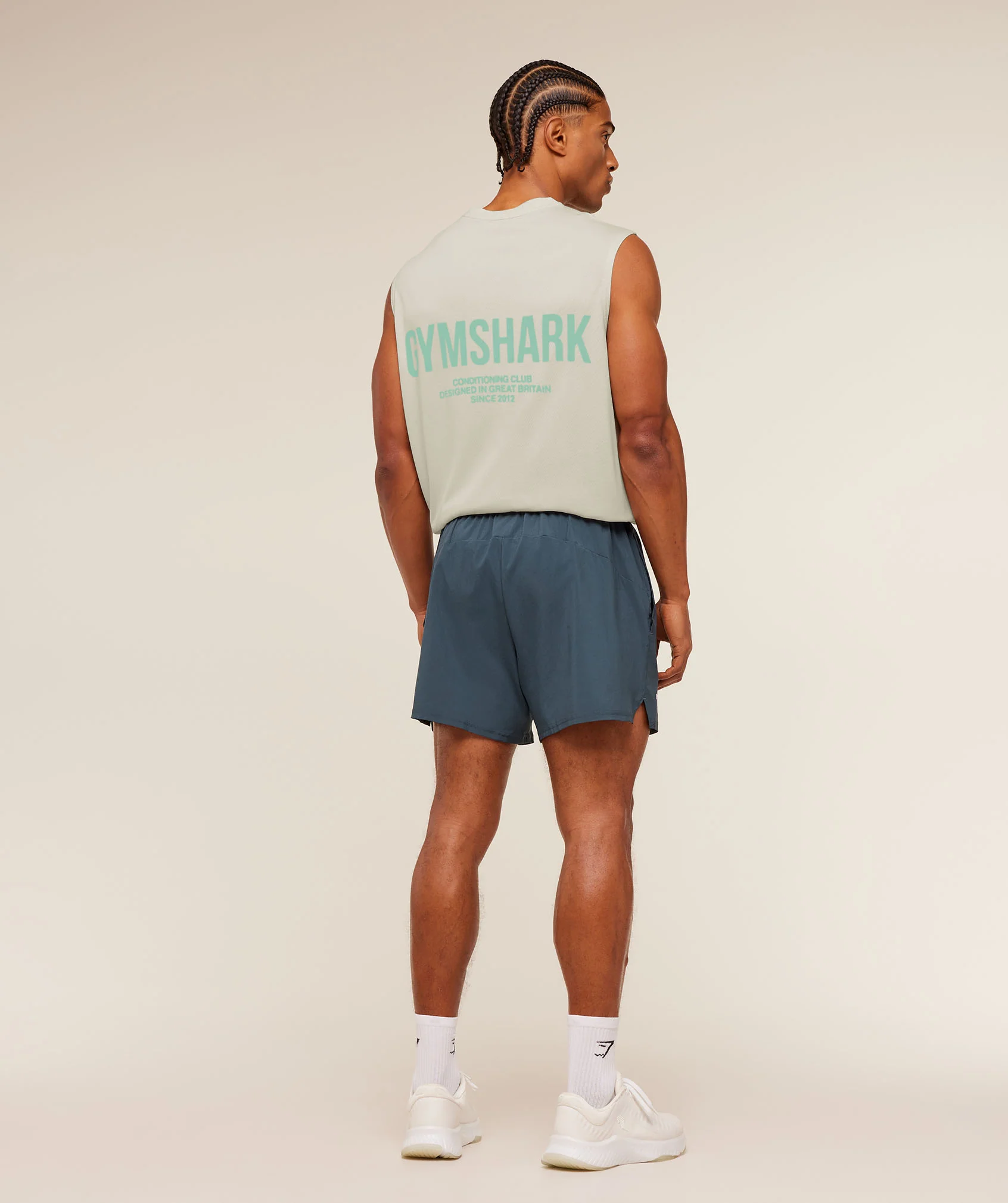Gymshark Train 5" Shorts - Stealth Blue - Image 4
