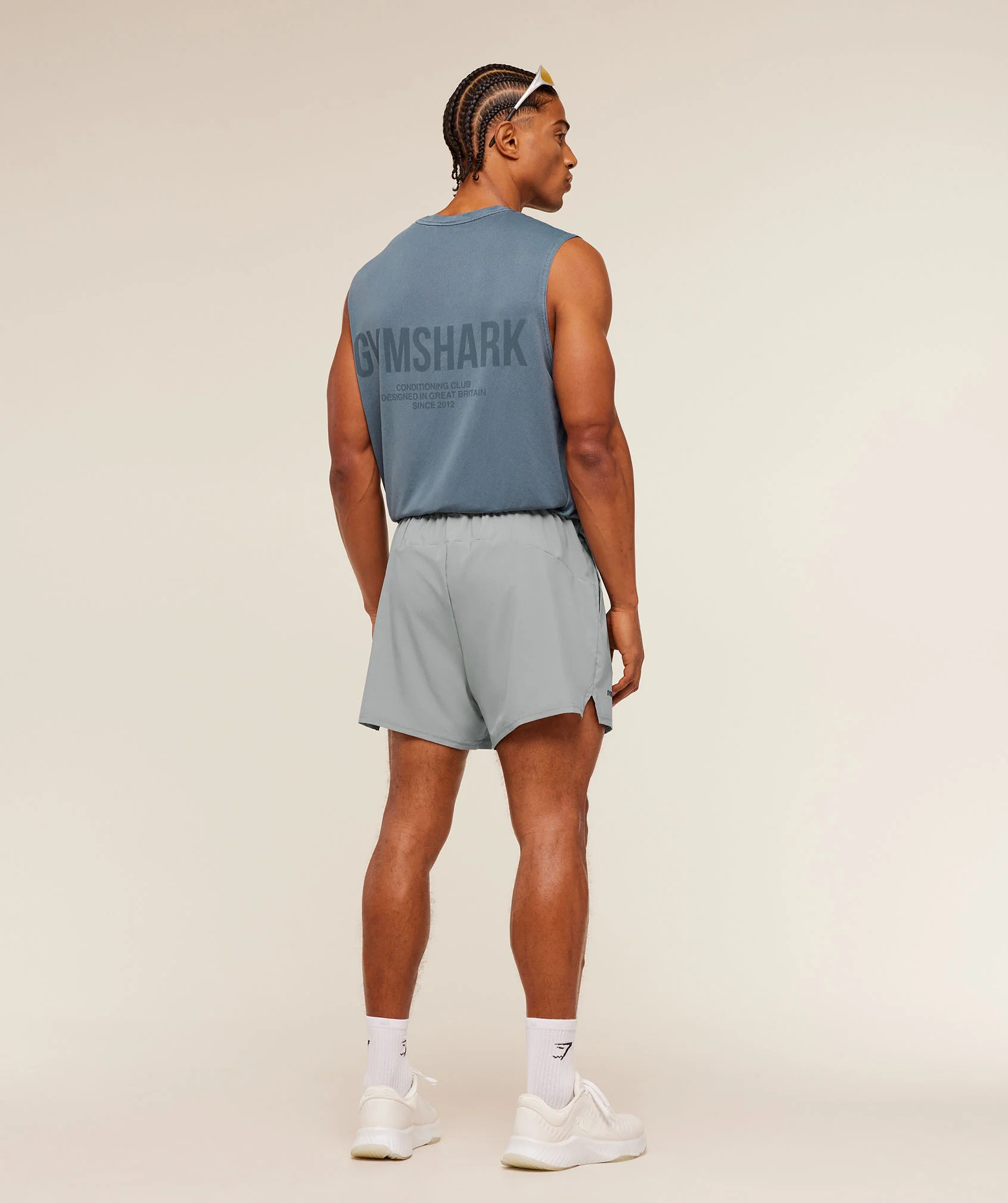 Gymshark Train 5" Shorts - Smokey Grey - Image 4