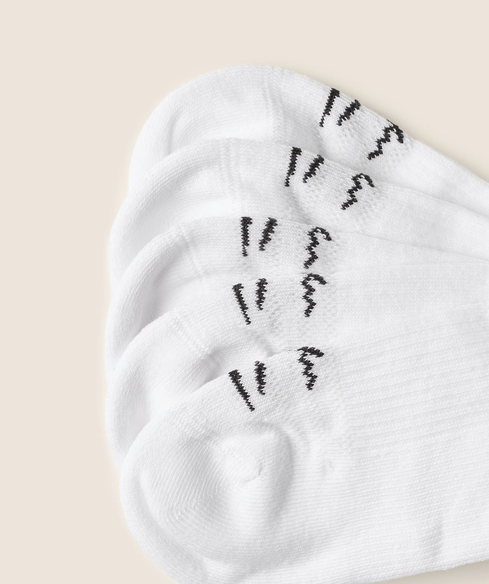 Gymshark Trainer Sock 5pk - White - Image 3