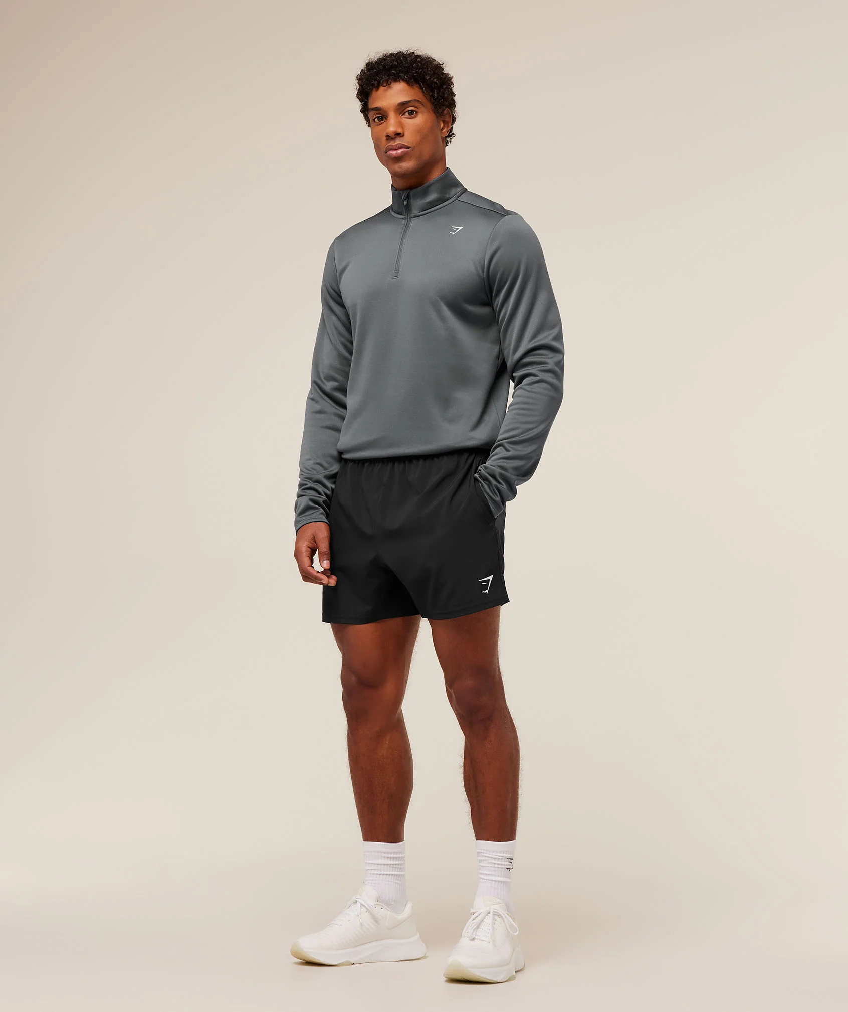 Gymshark Training 1/4 Zip - Graphite Grey - Image 5