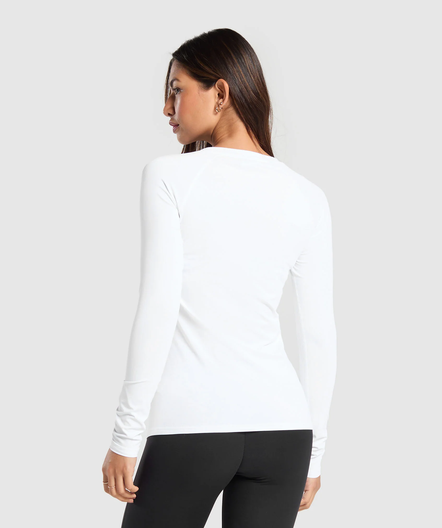 Gymshark Training Baselayer Long Sleeve Top - White - Image 2