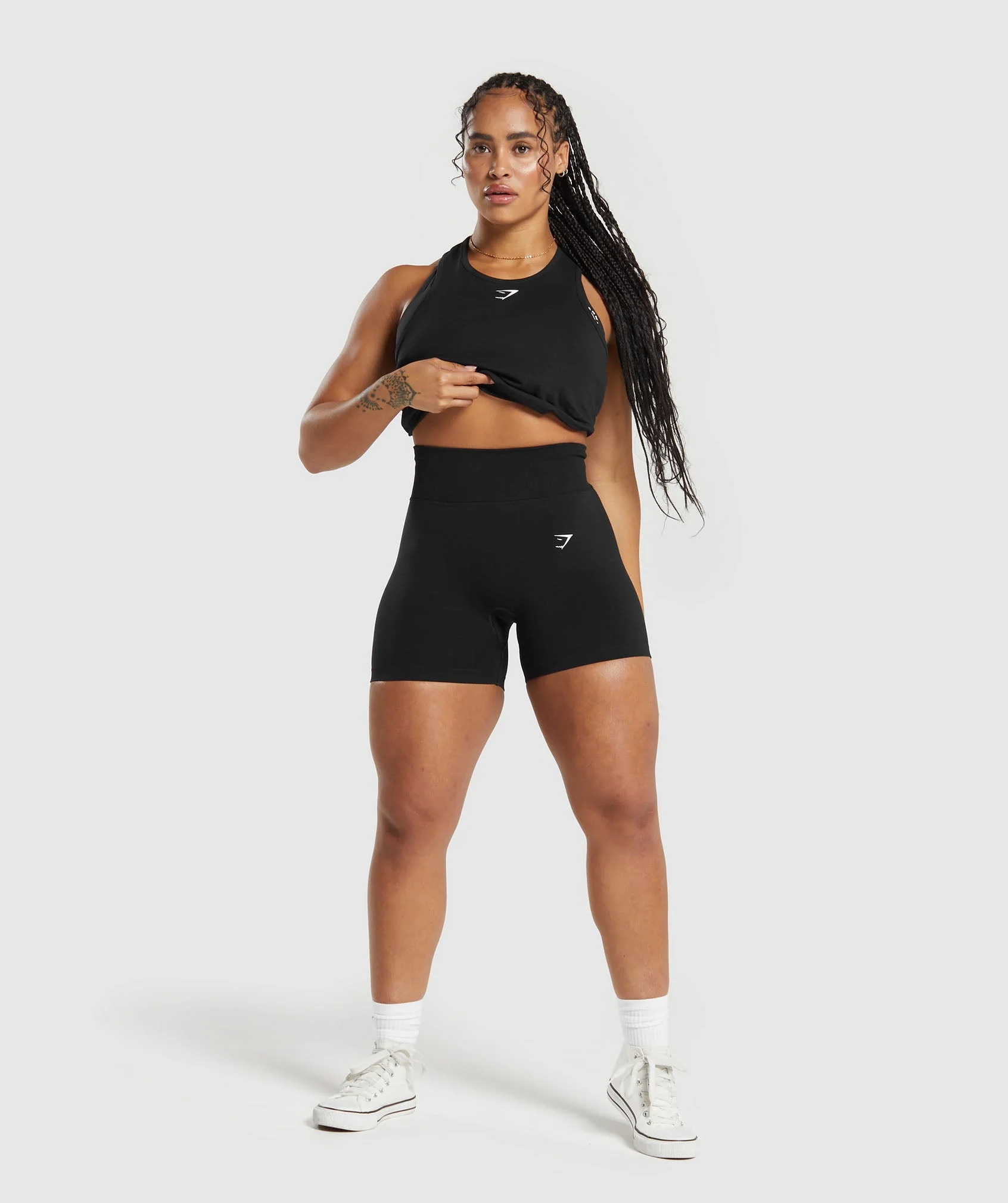 Gymshark Training Cotton Tank - Black - Image 4