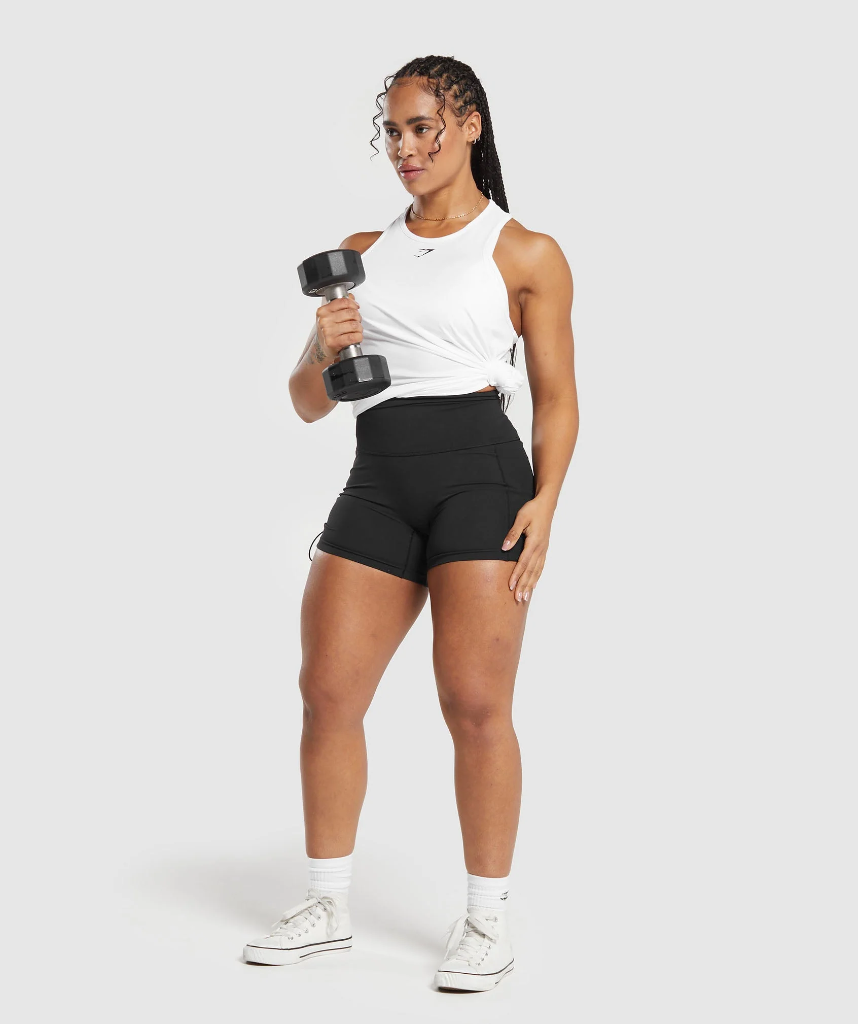 Gymshark Training Cotton Tank - White - Image 4